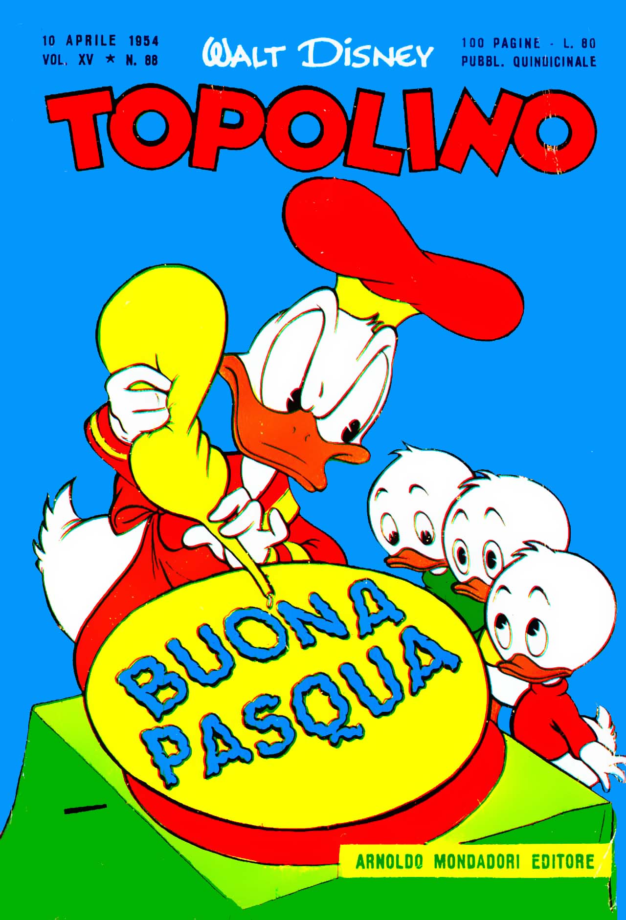 Fumetto Topolino -  1954