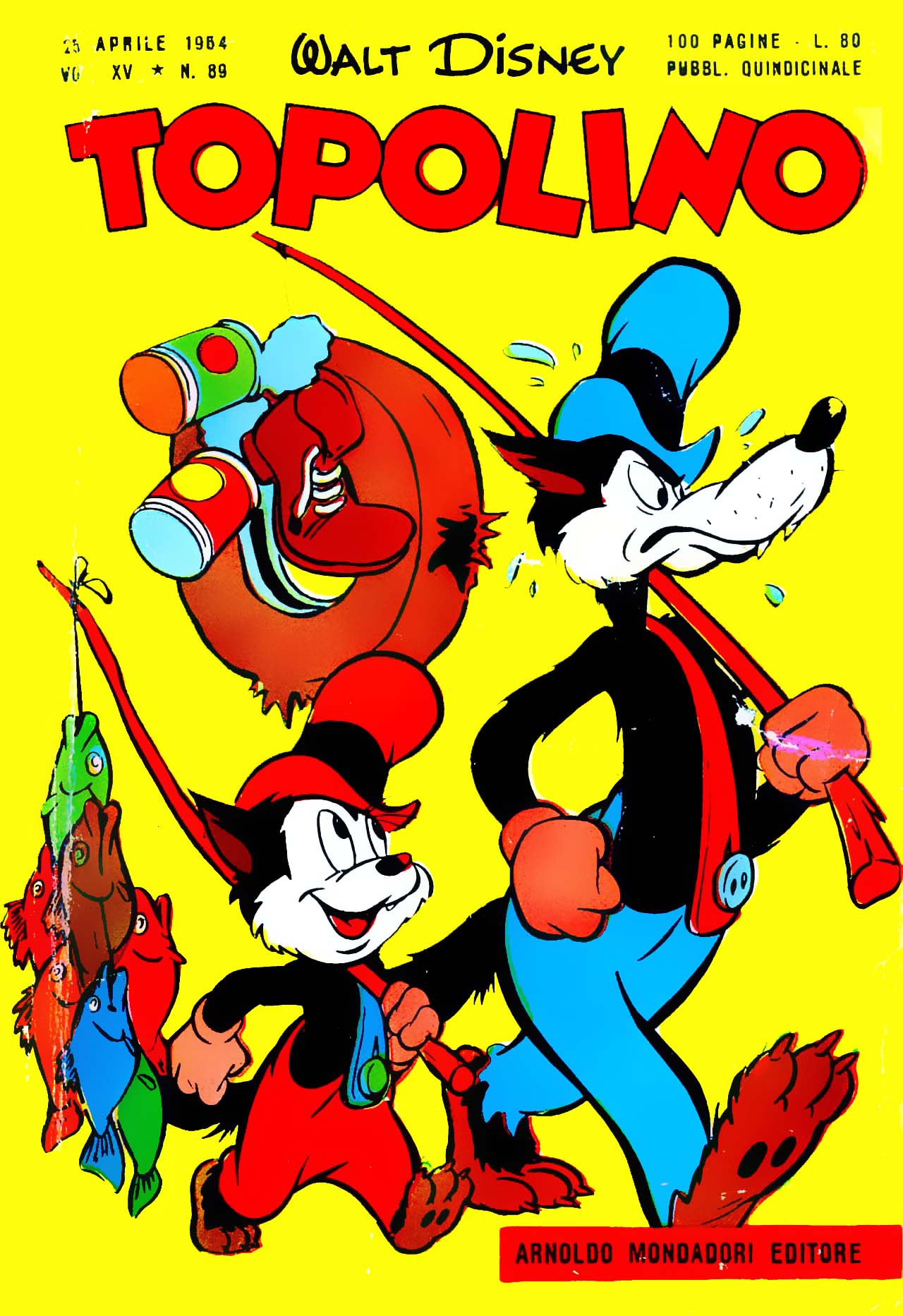 Fumetto Topolino -  1954