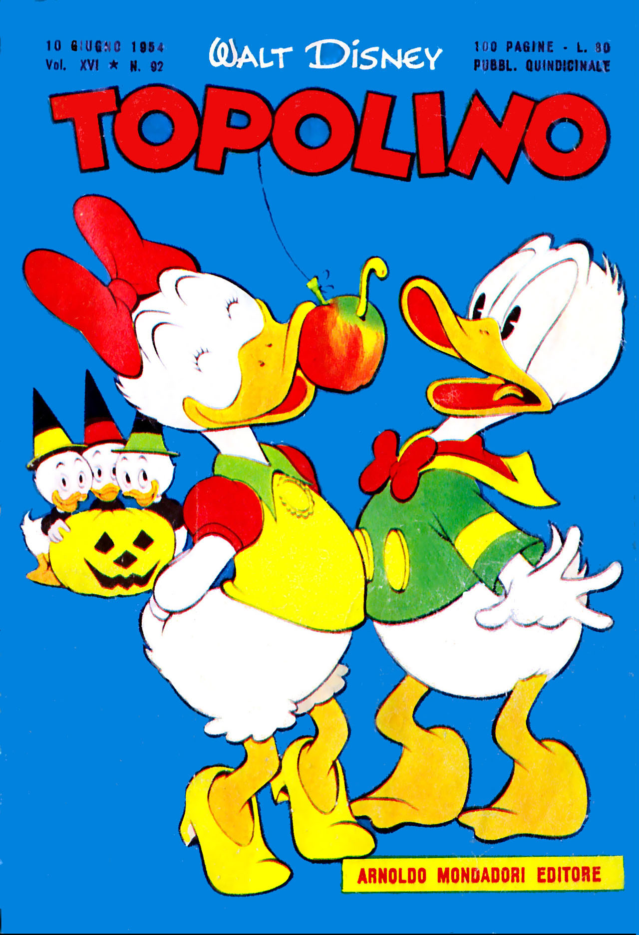 Fumetto Topolino -  1954