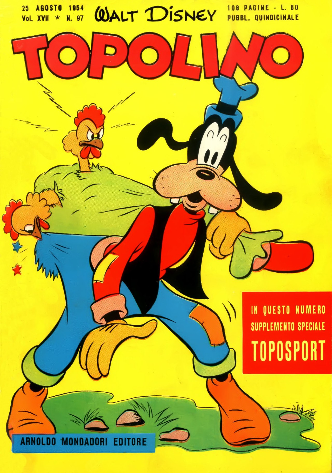 Fumetto Topolino -  1954