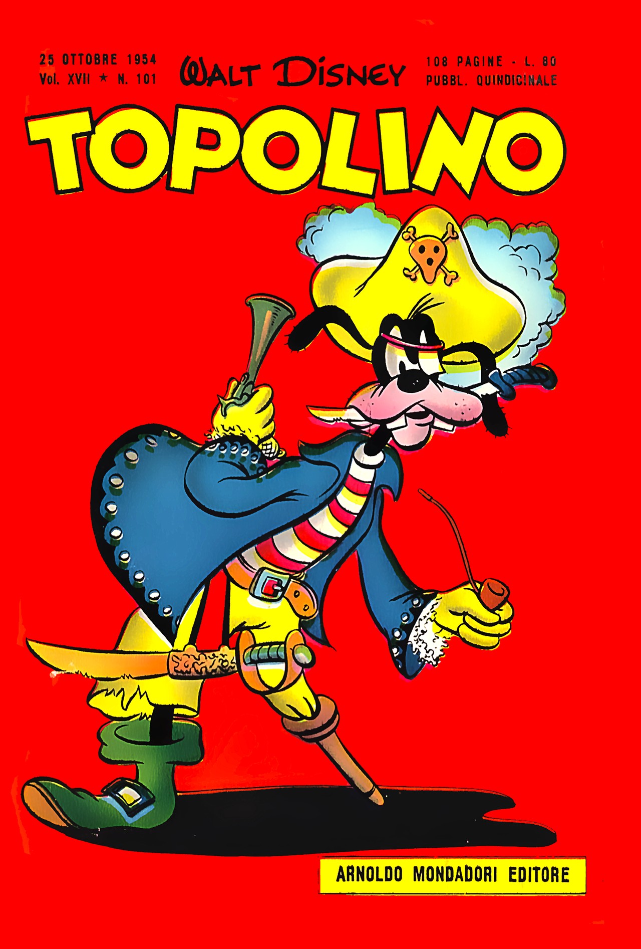 Fumetto Topolino -  1954