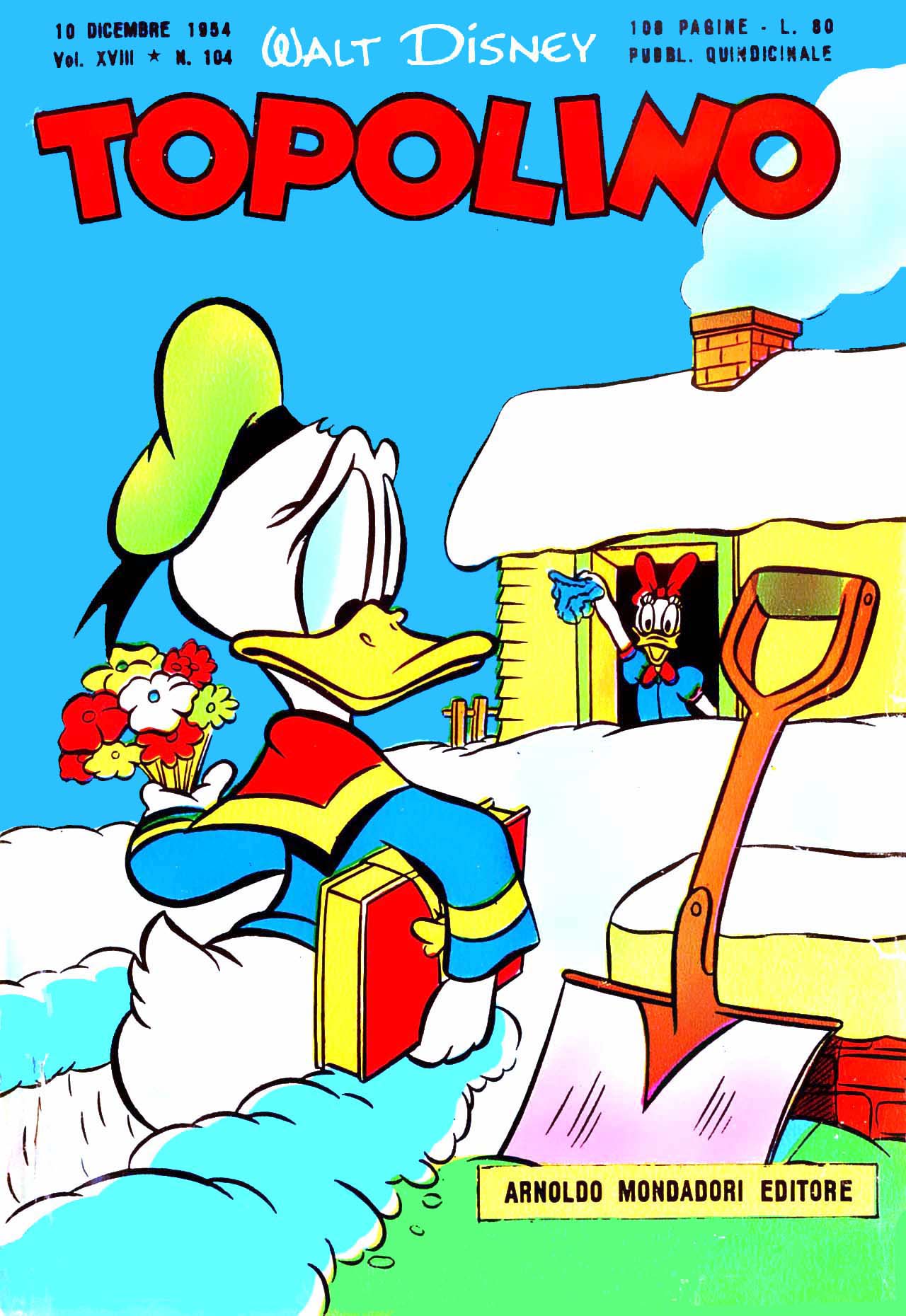 Fumetto Topolino -  1954