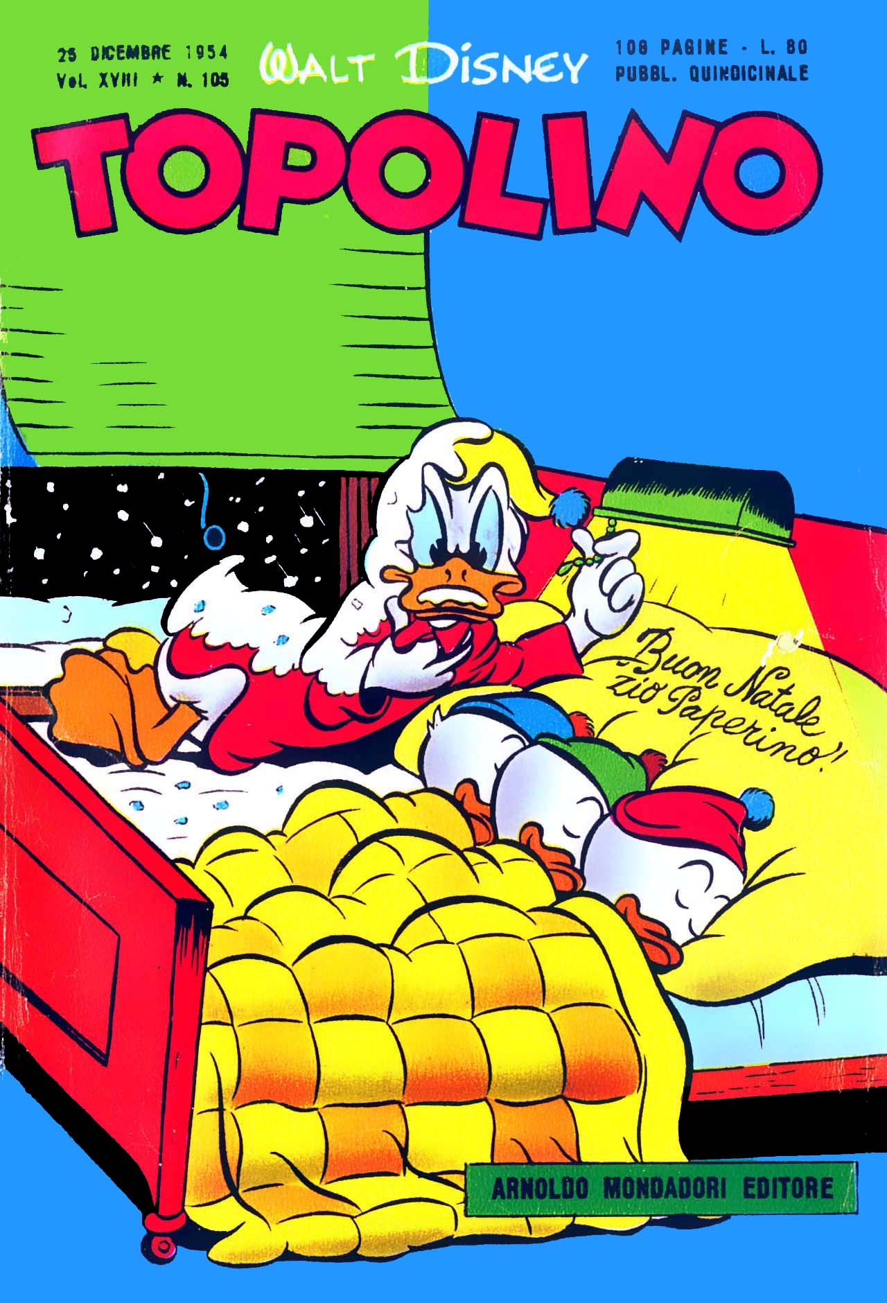 Fumetto Topolino -  1954