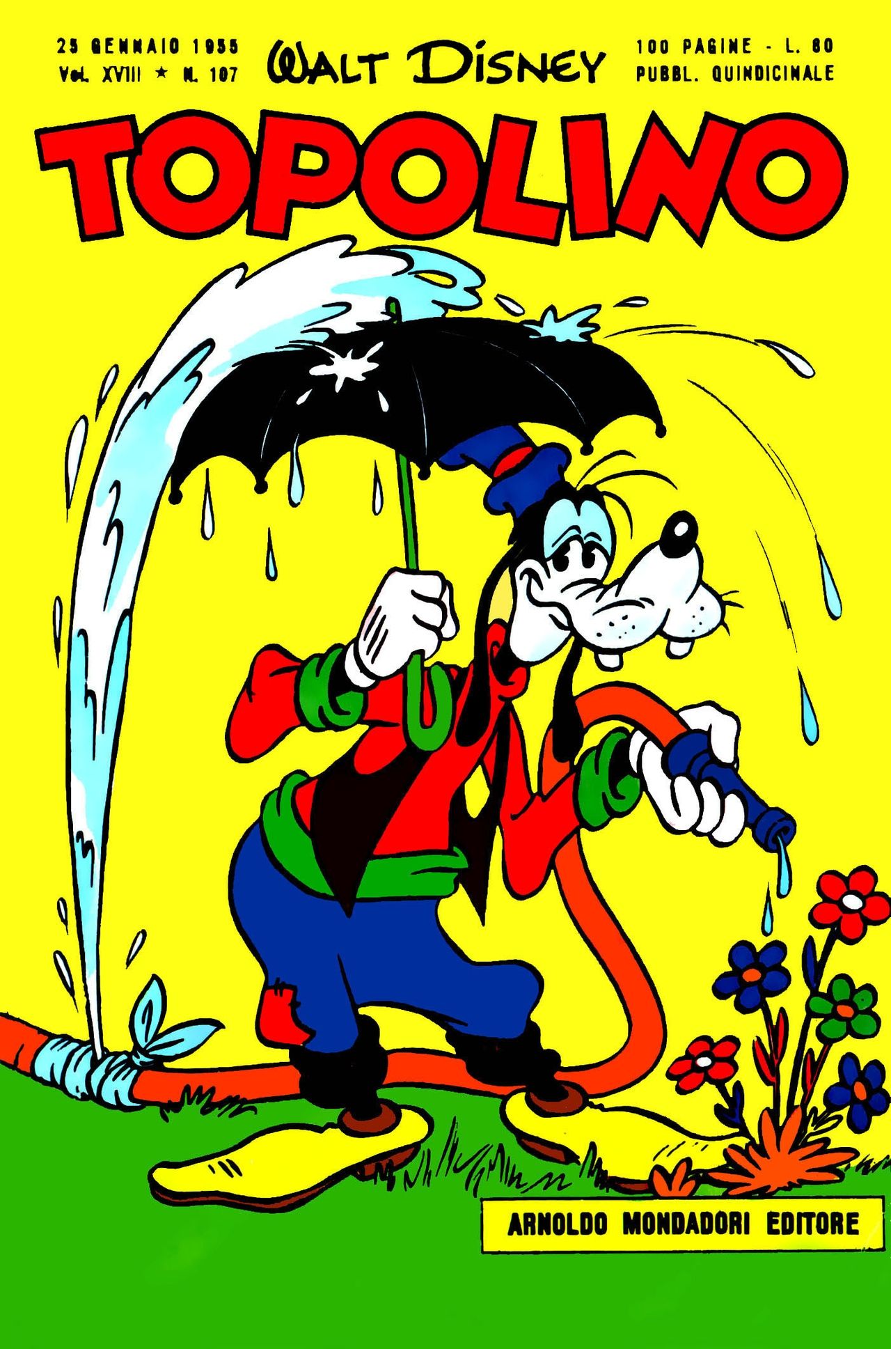 Fumetto Topolino -  1955