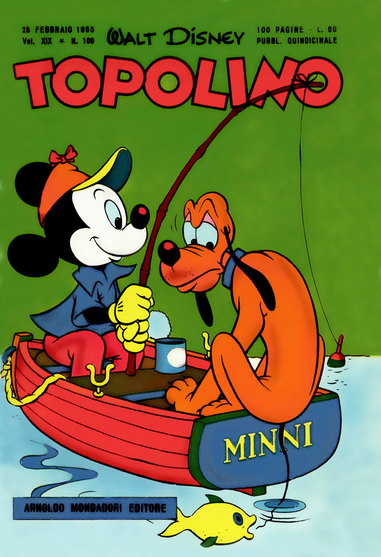 Fumetto Topolino -  1955