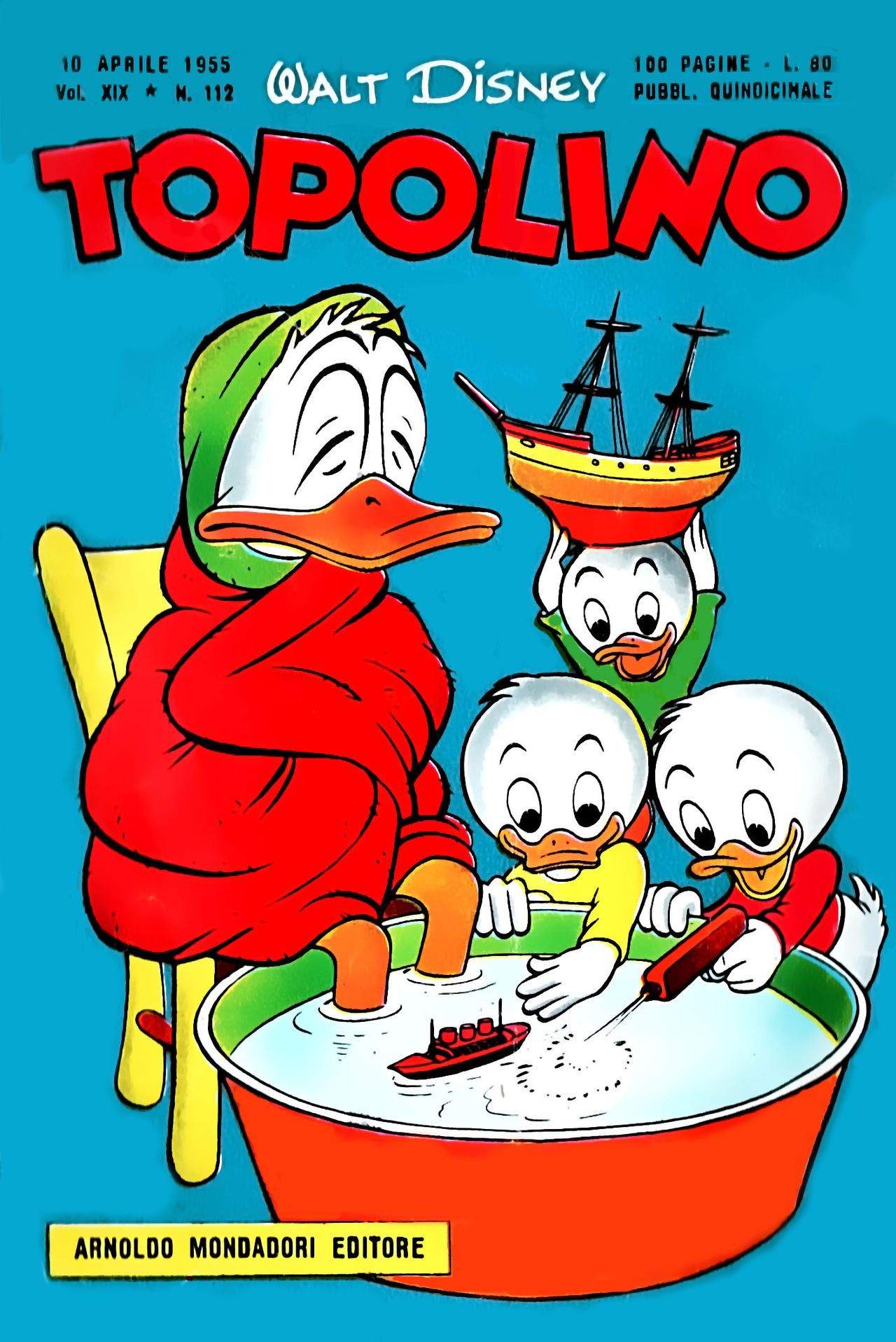Fumetto Topolino -  1955