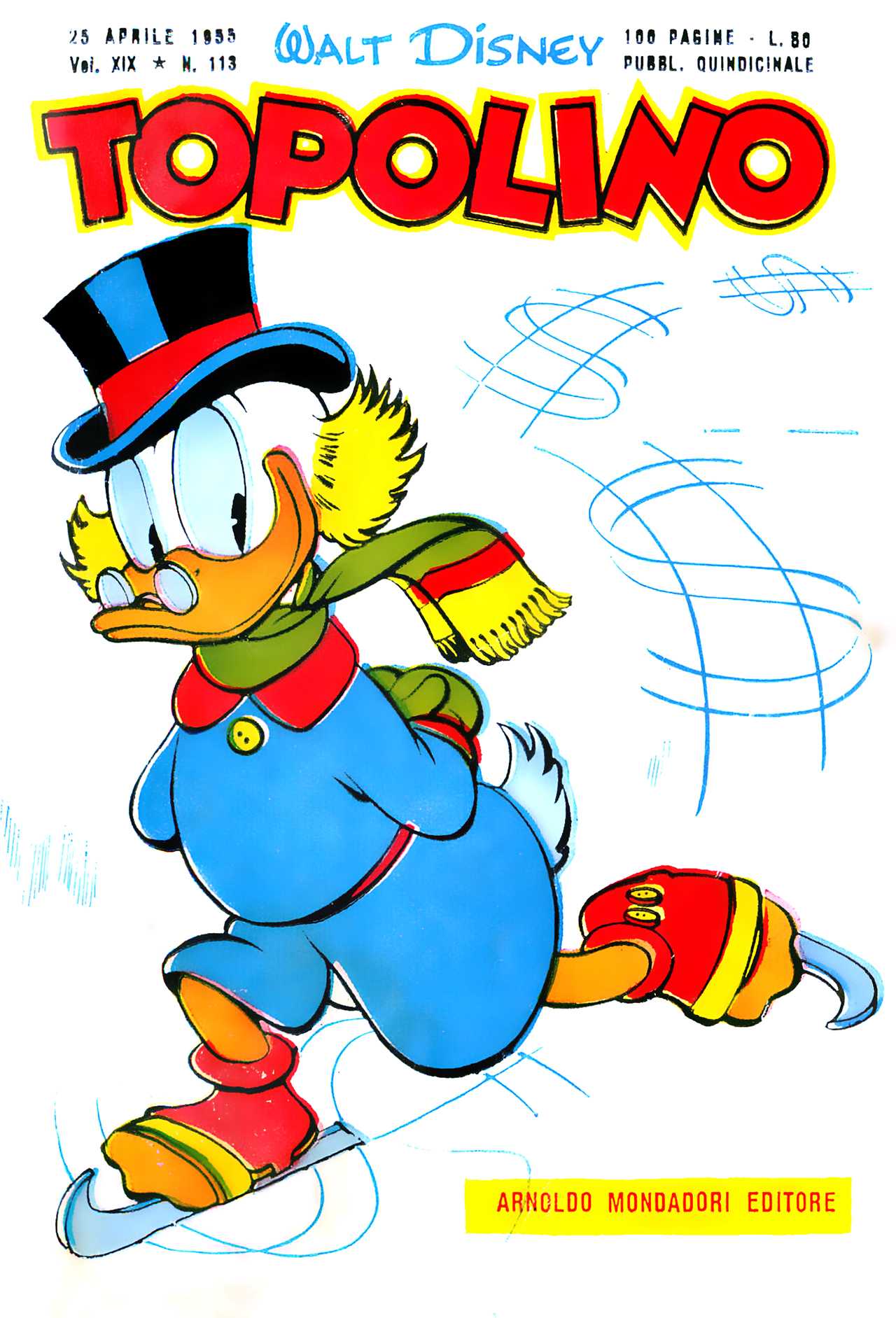 Fumetto Topolino -  1955