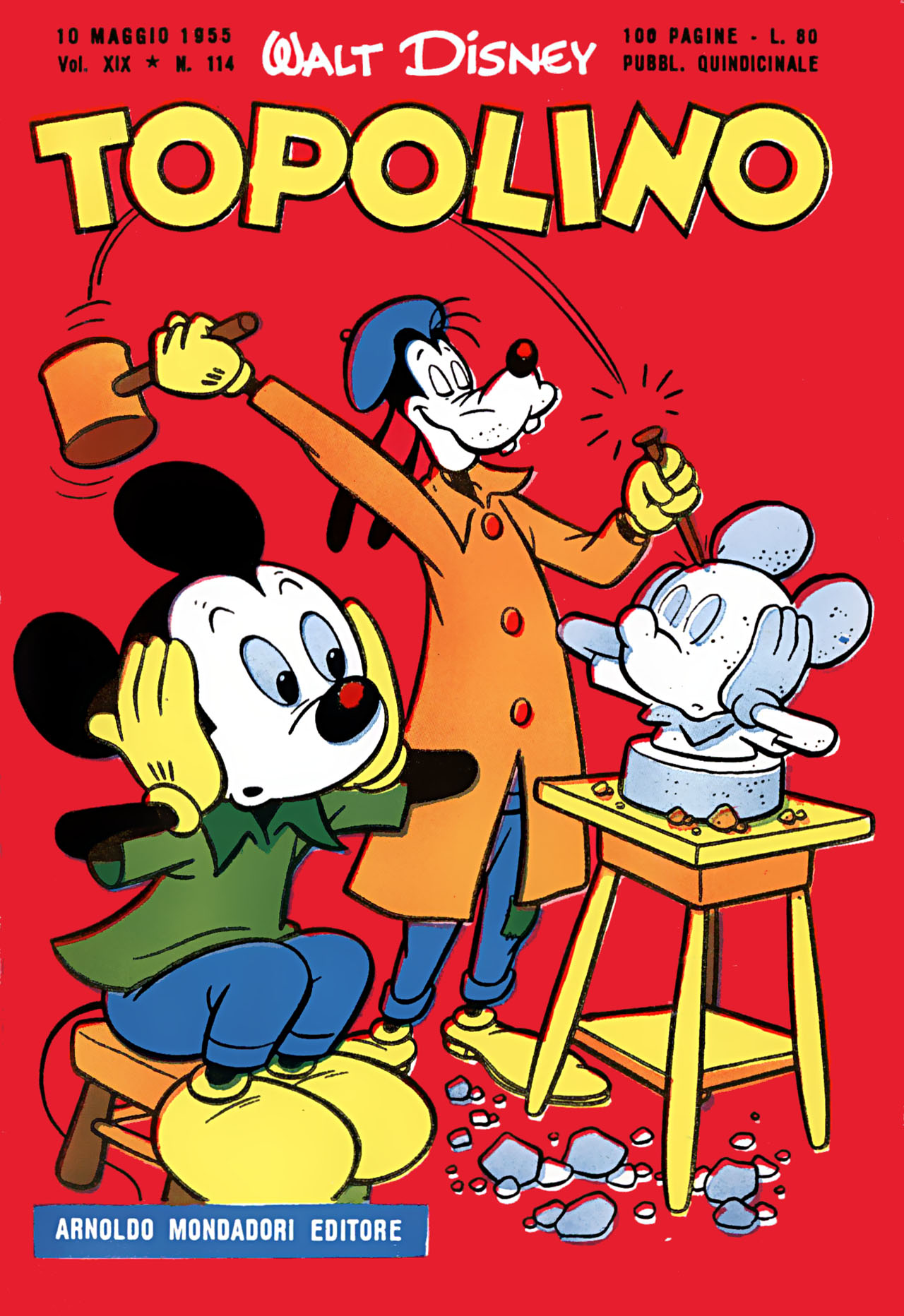 Fumetto Topolino -  1955