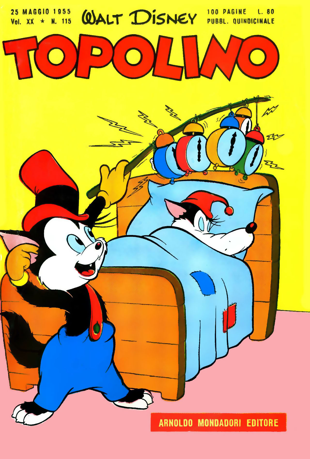 Fumetto Topolino -  1955