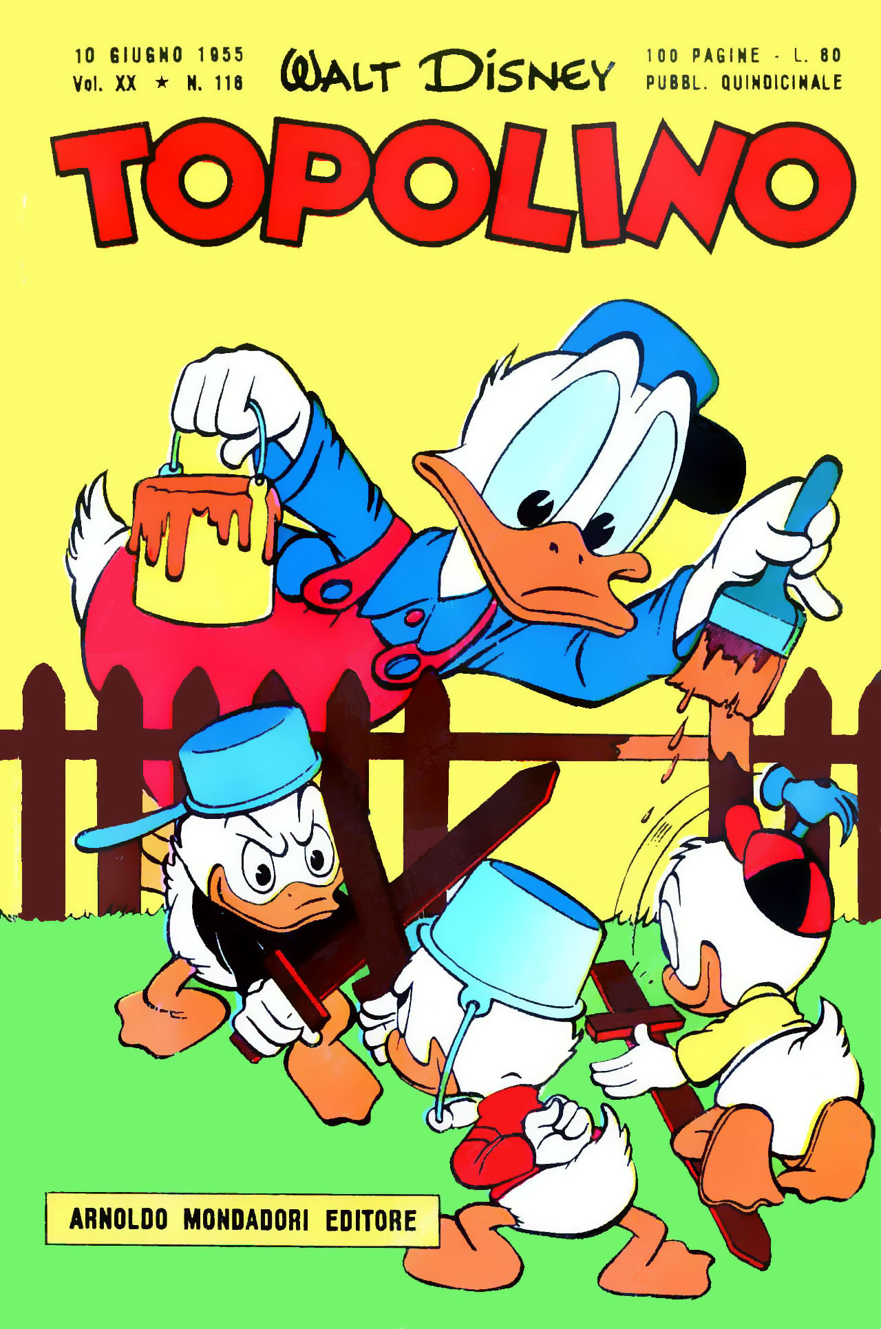 Fumetto Topolino -  1955