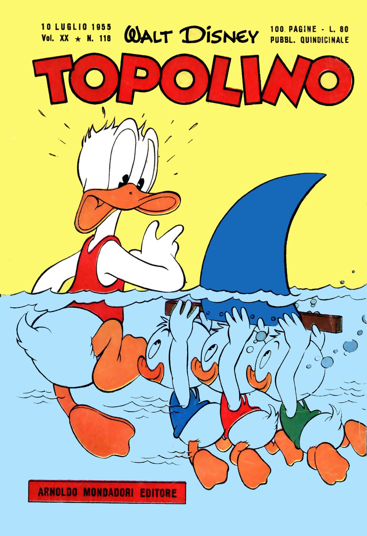 Fumetto Topolino -  1955