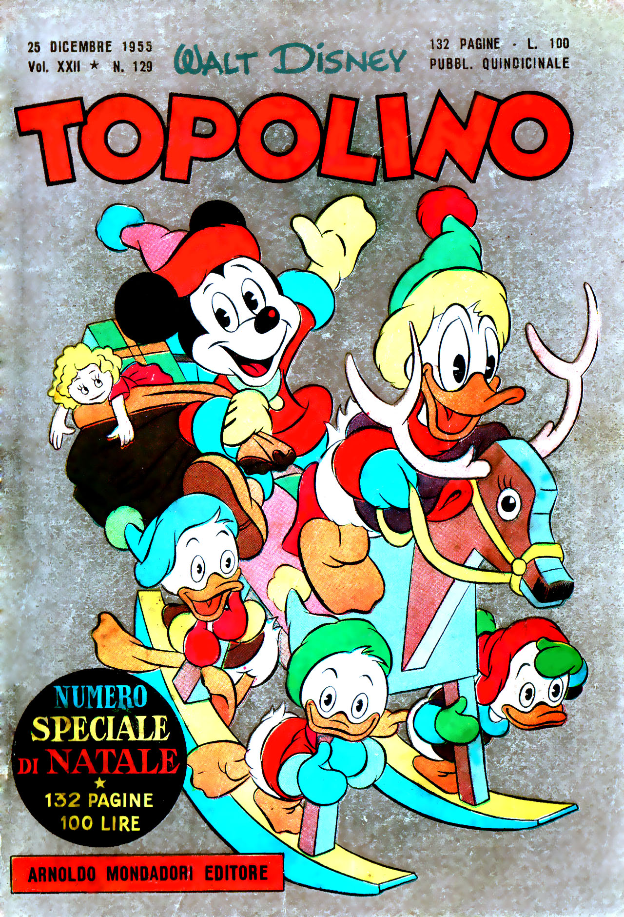 Fumetto Topolino -  1955