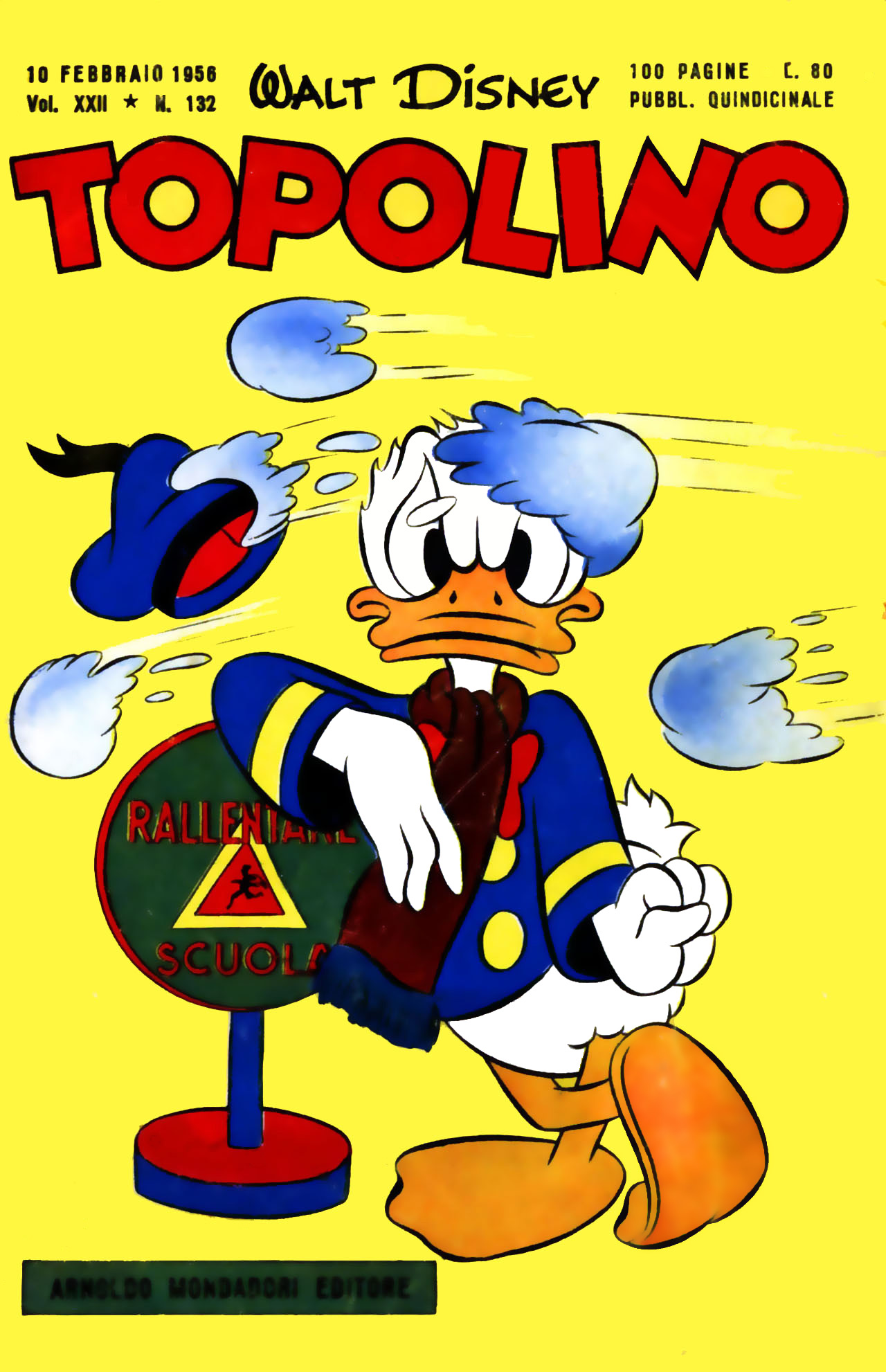 Fumetto Topolino -  1956