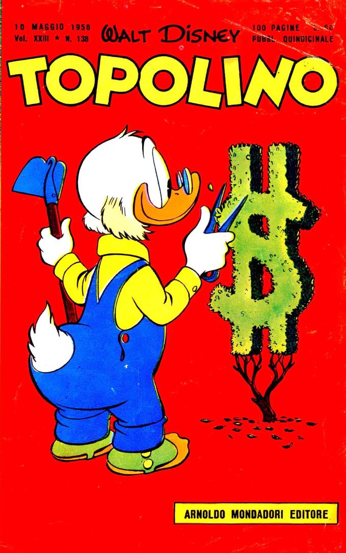 Fumetto Topolino -  1956