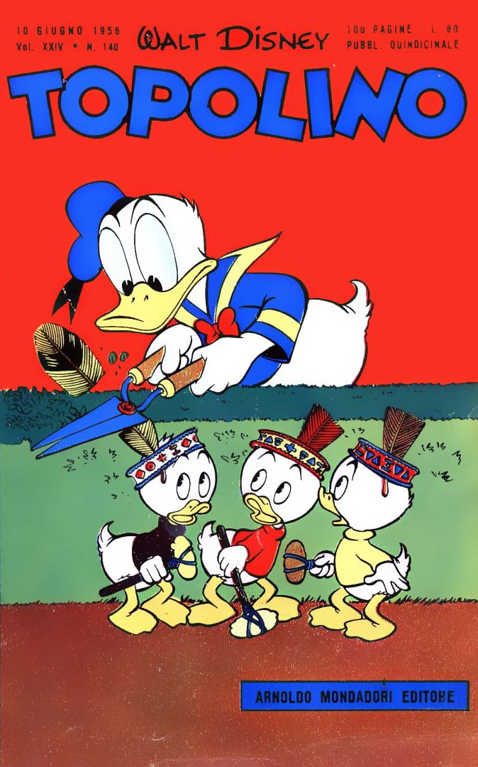 Fumetto Topolino -  1956
