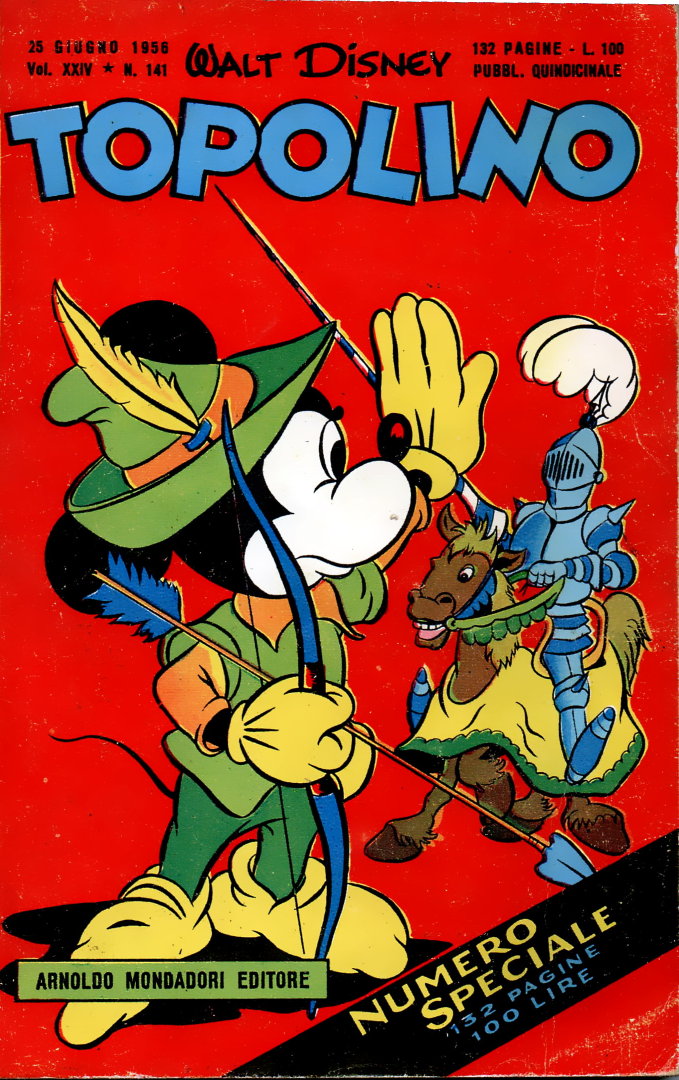 Fumetto Topolino -  1956