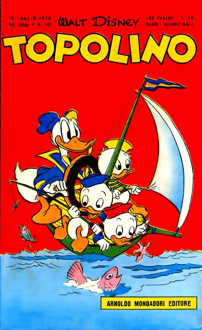 Fumetto Topolino -  1956