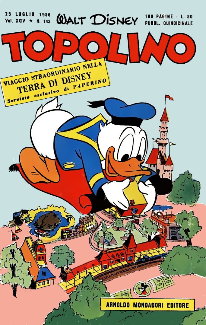 Fumetto Topolino -  1956