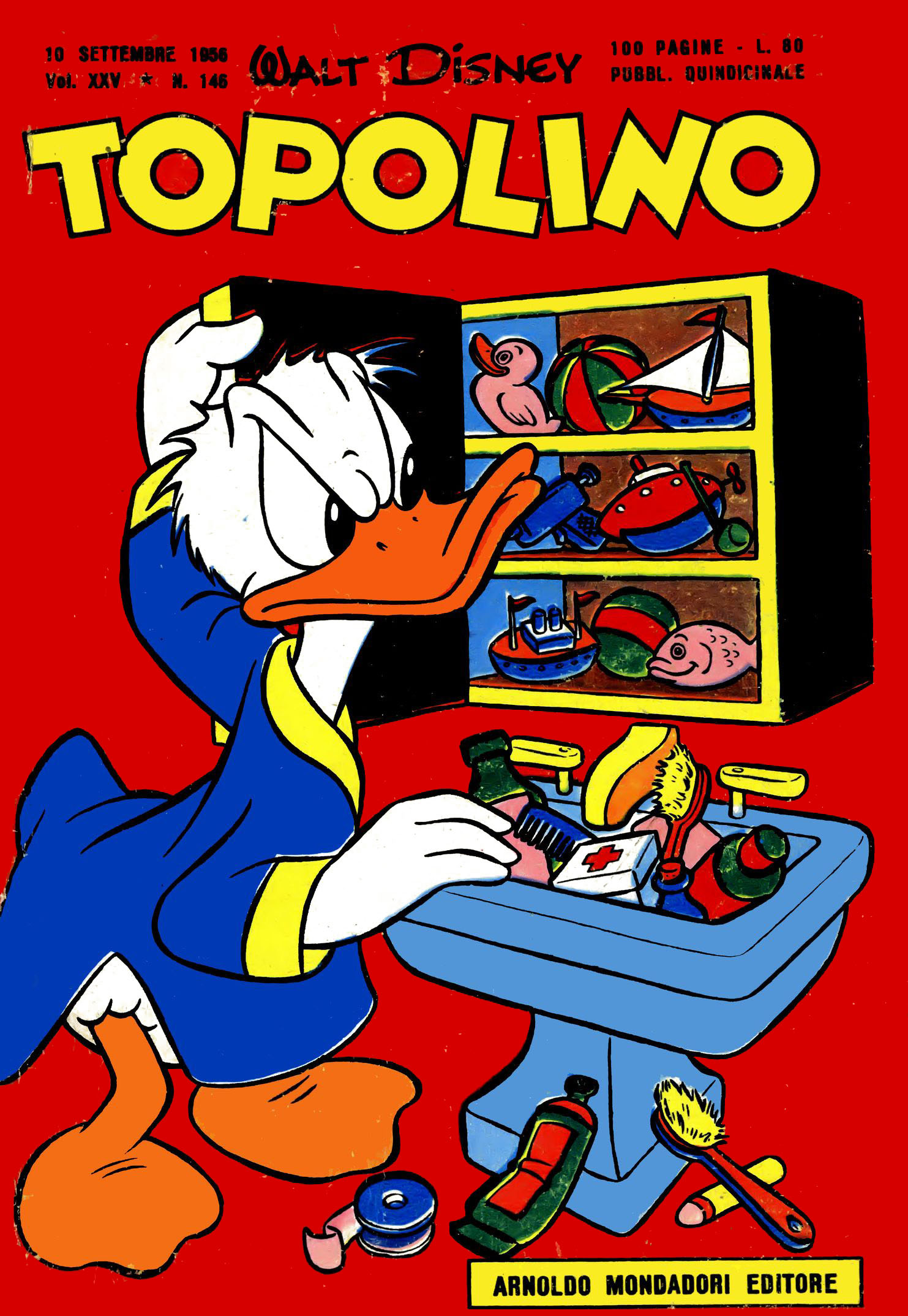 Fumetto Topolino -  1956