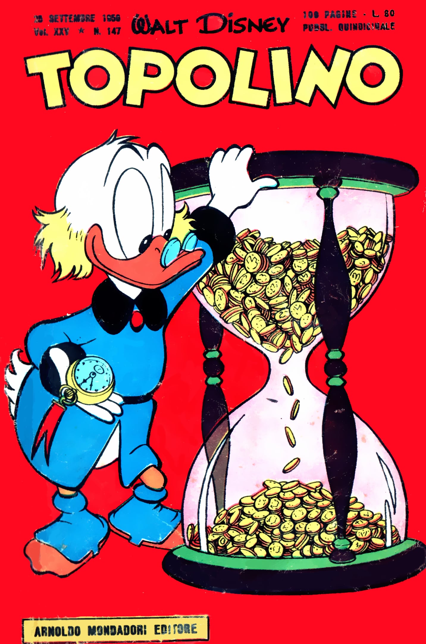 Fumetto Topolino -  1956