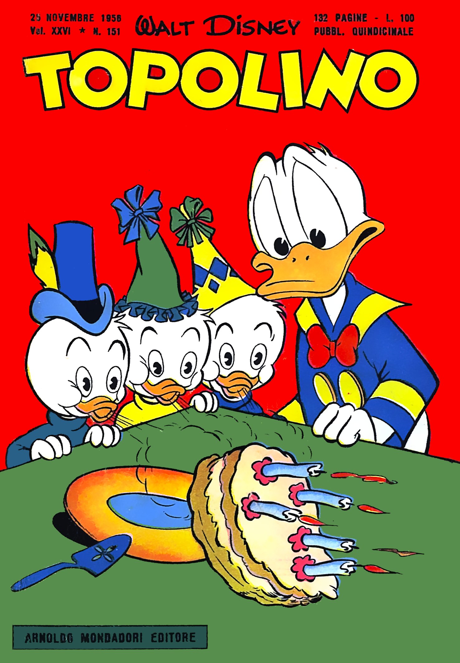 Fumetto Topolino -  1956