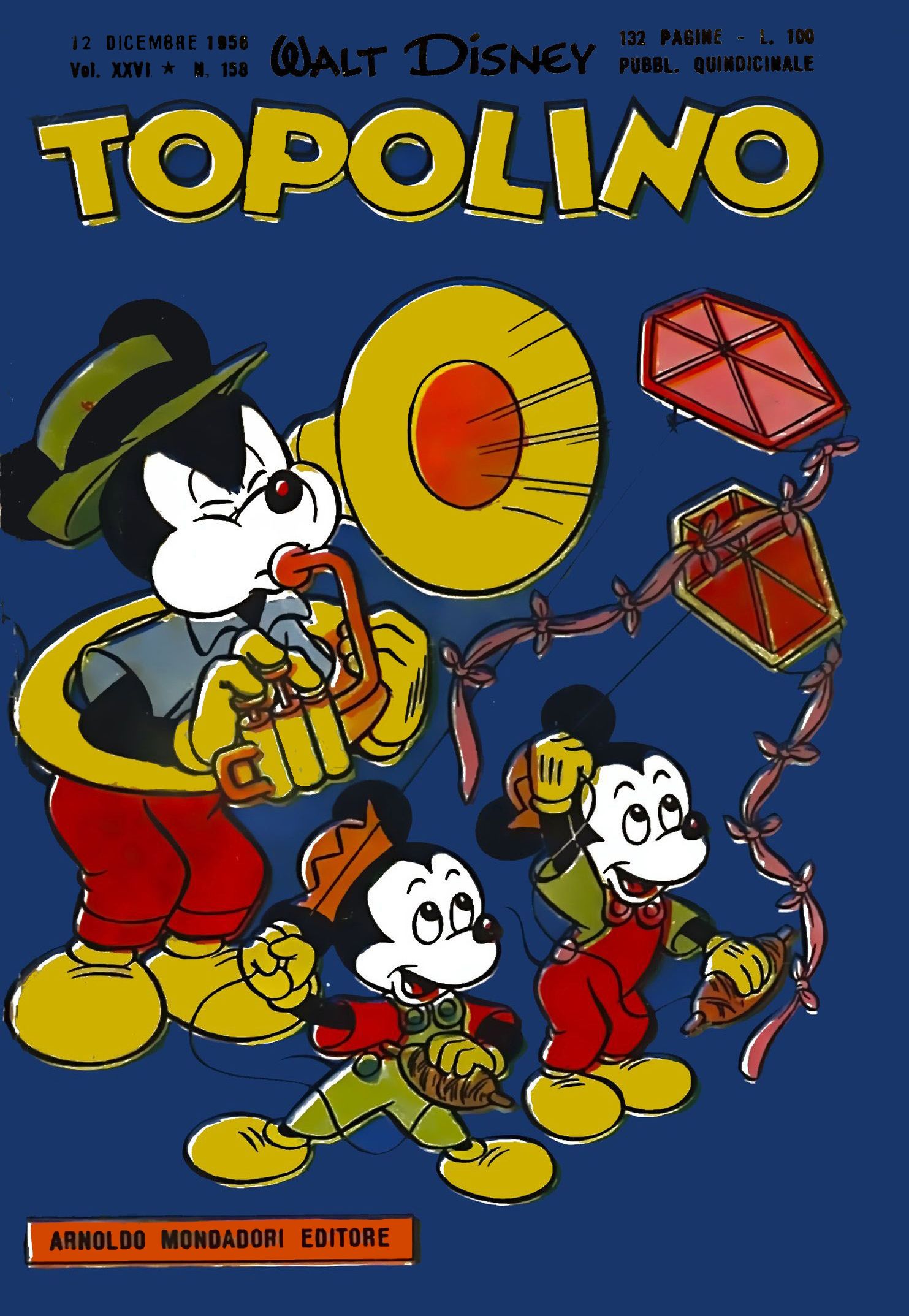 Fumetto Topolino -  1956