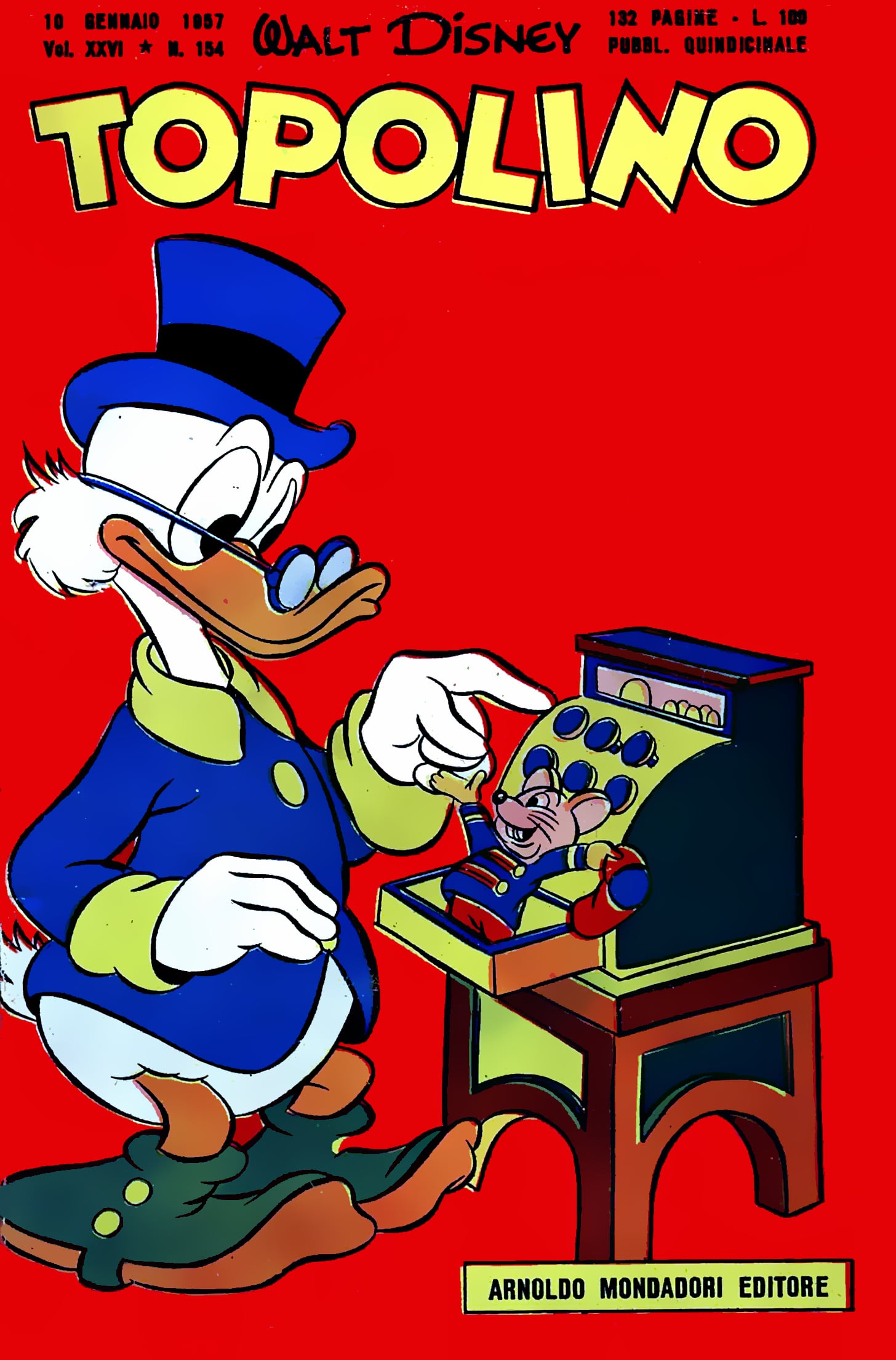 Fumetto Topolino -  1957
