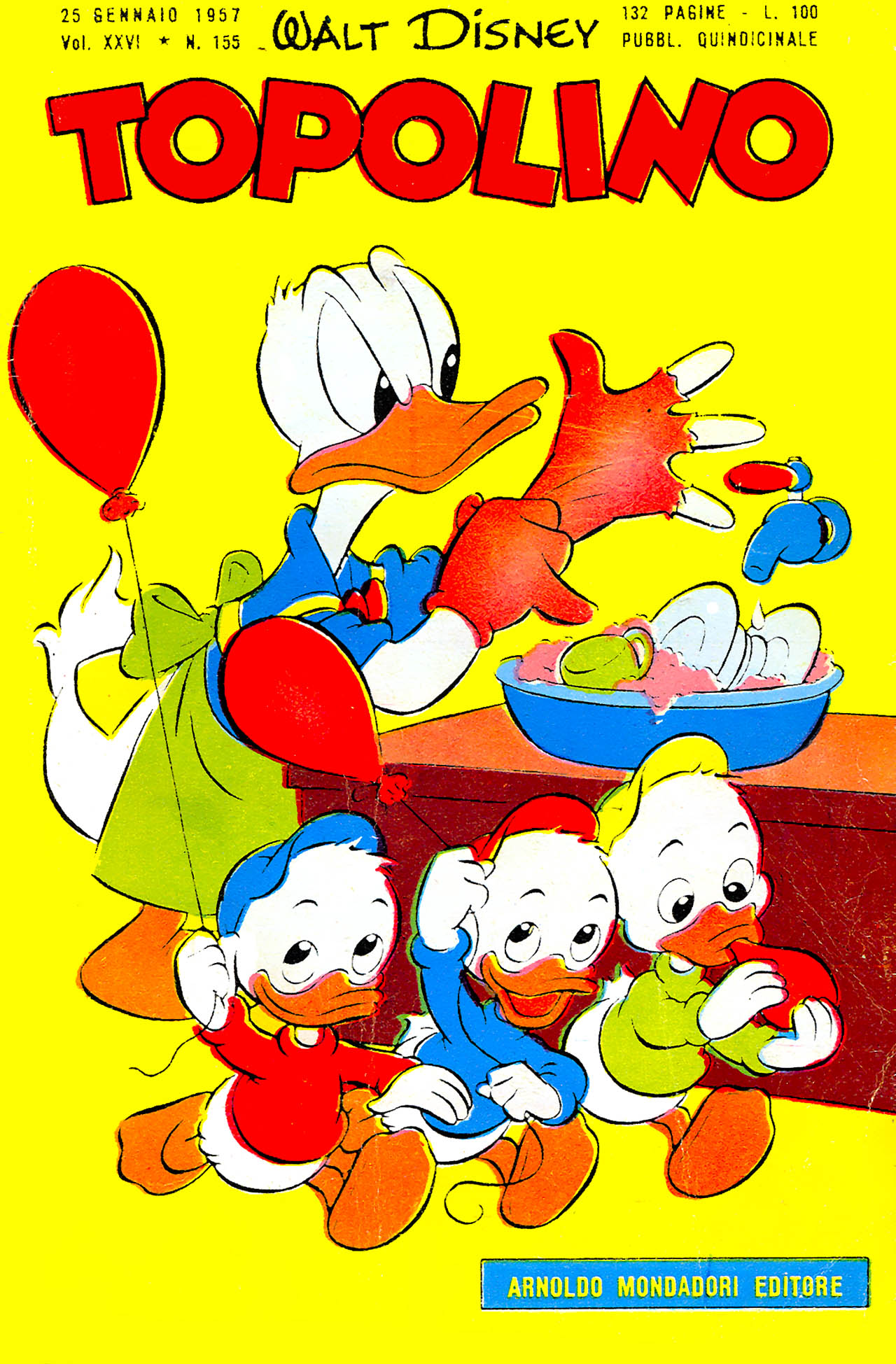 Fumetto Topolino -  1957