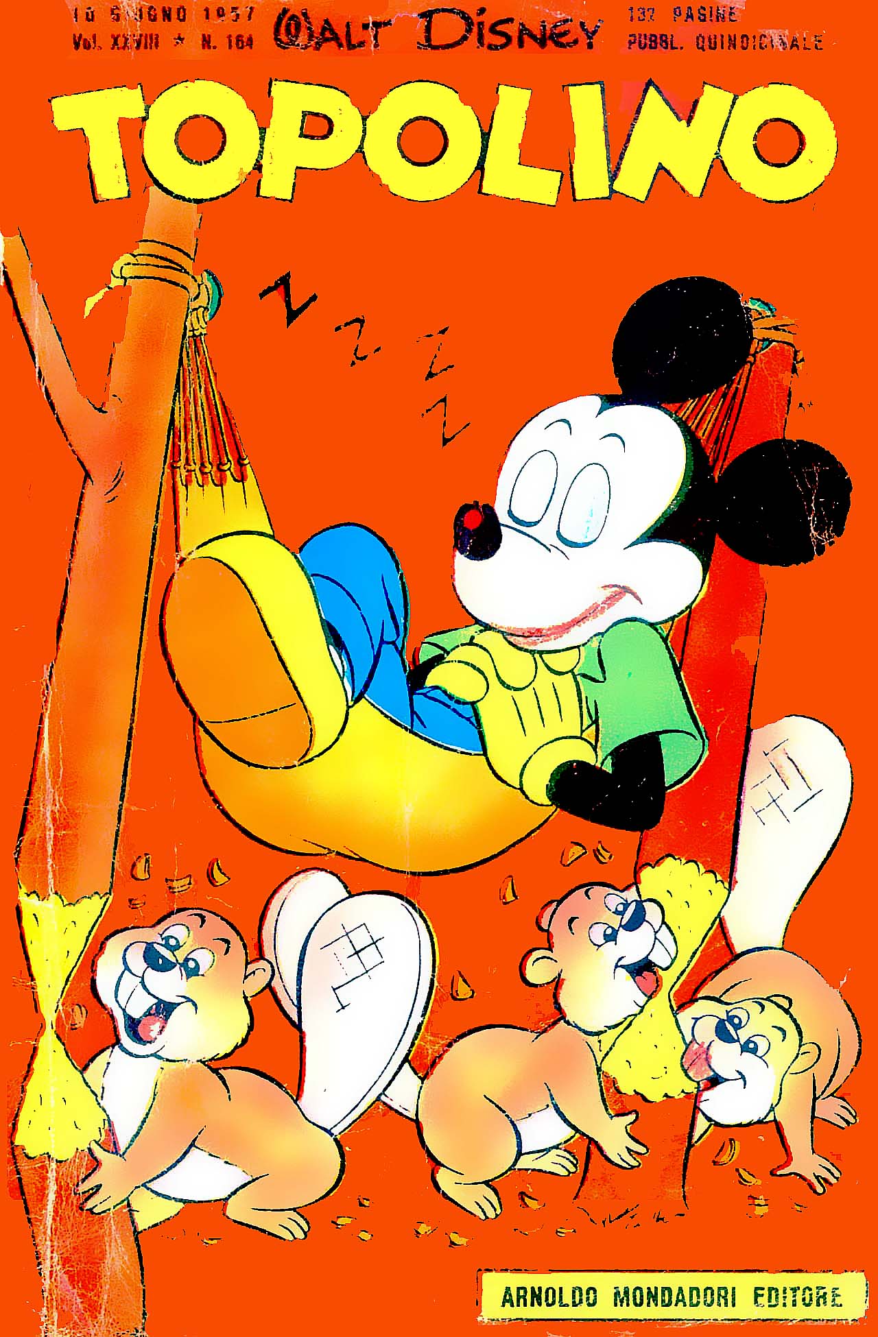 Fumetto Topolino -  1957