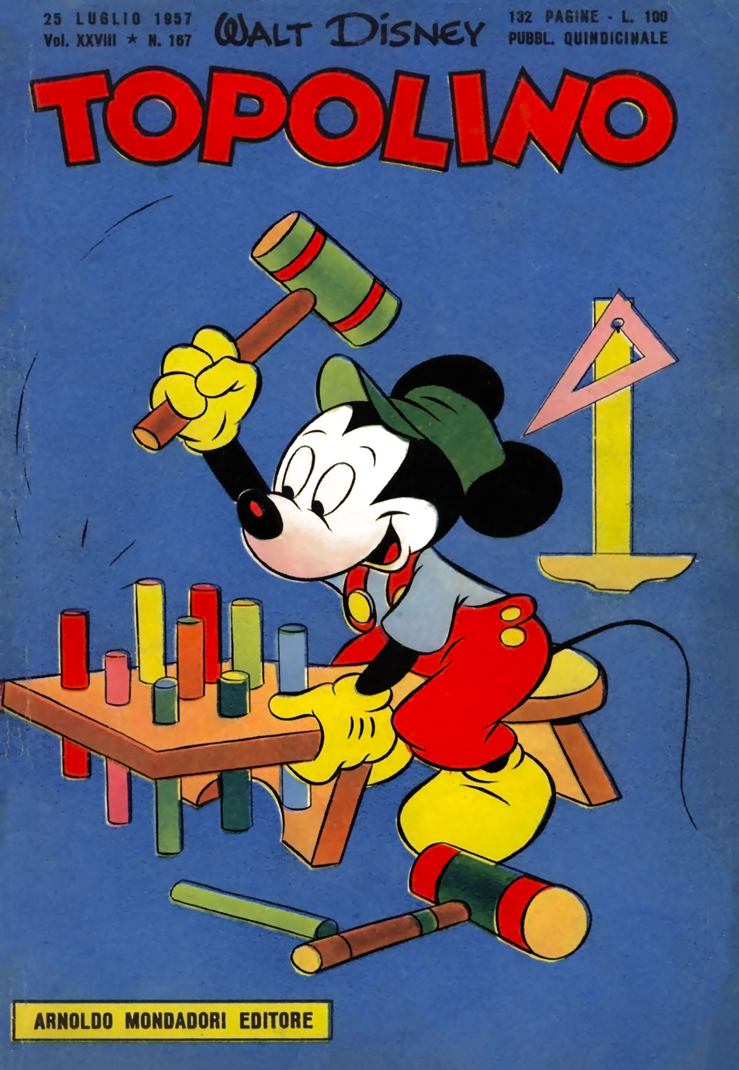 Fumetto Topolino -  1957