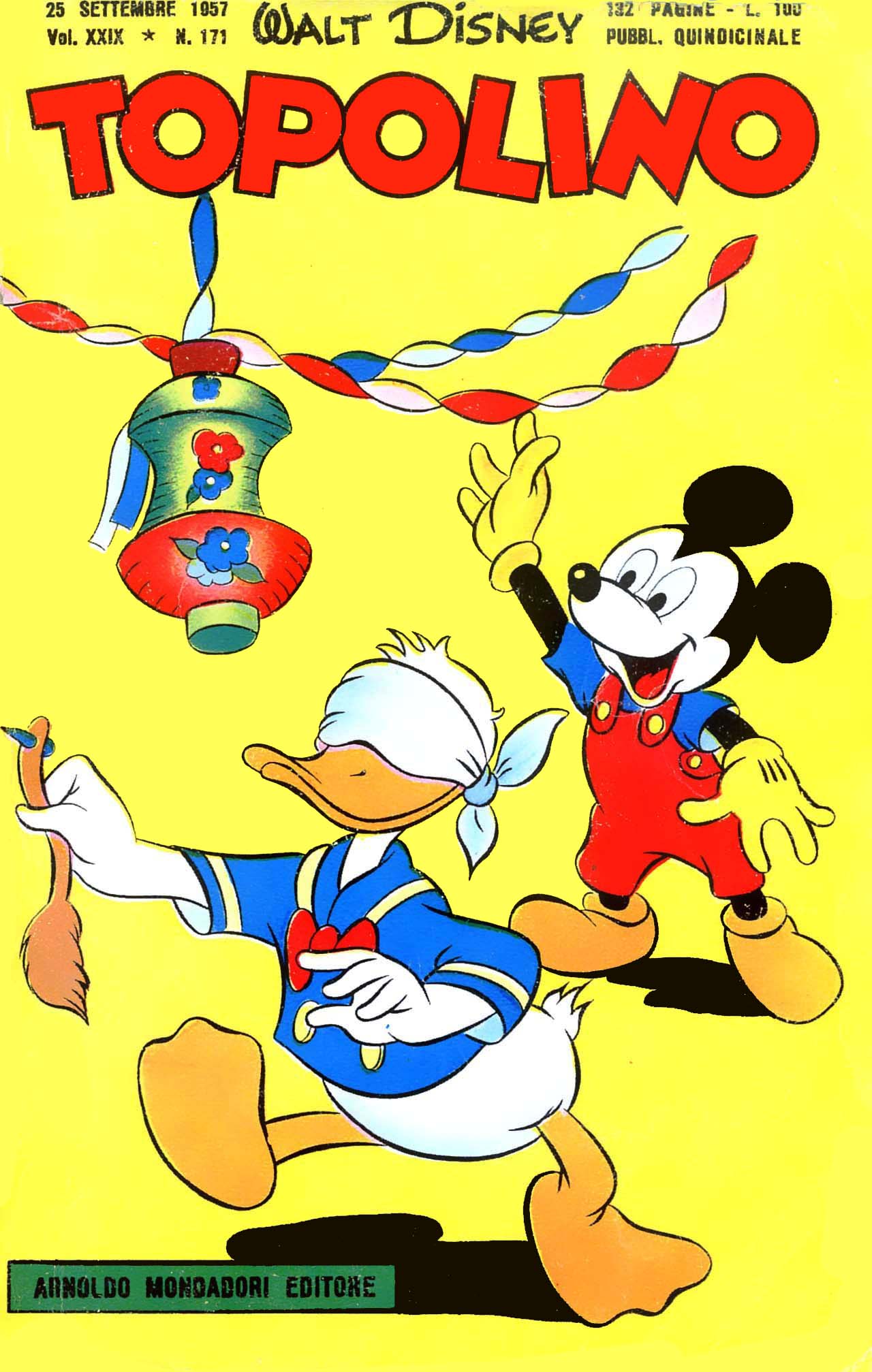 Fumetto Topolino -  1957