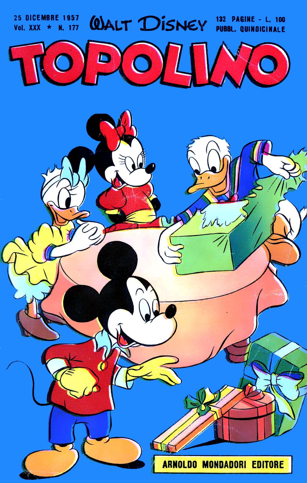 Fumetto Topolino -  1957