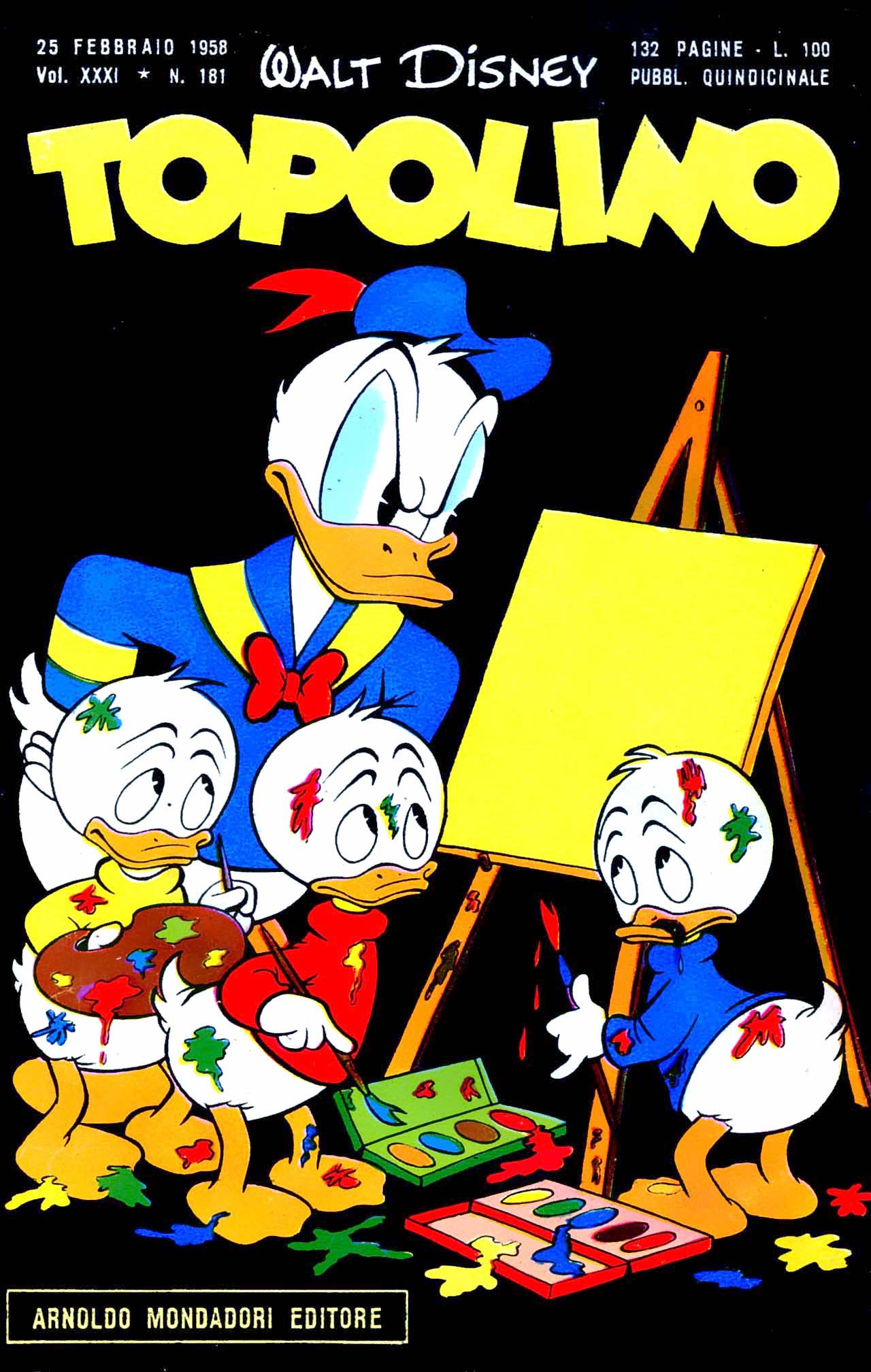 Fumetto Topolino -  1958