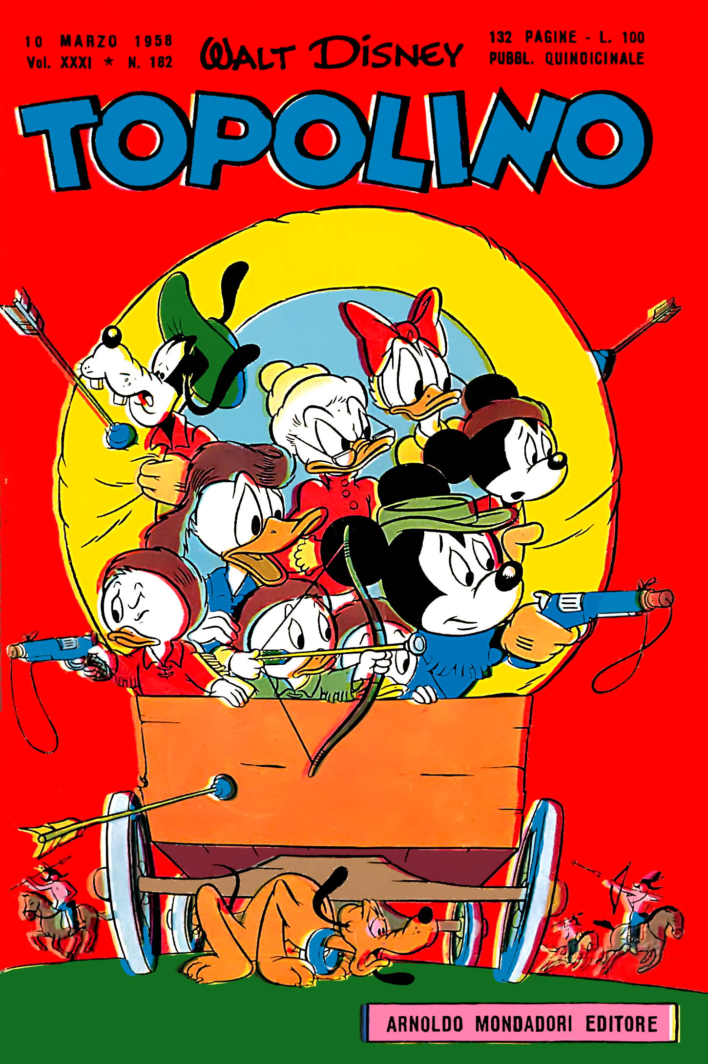 Fumetto Topolino -  1958