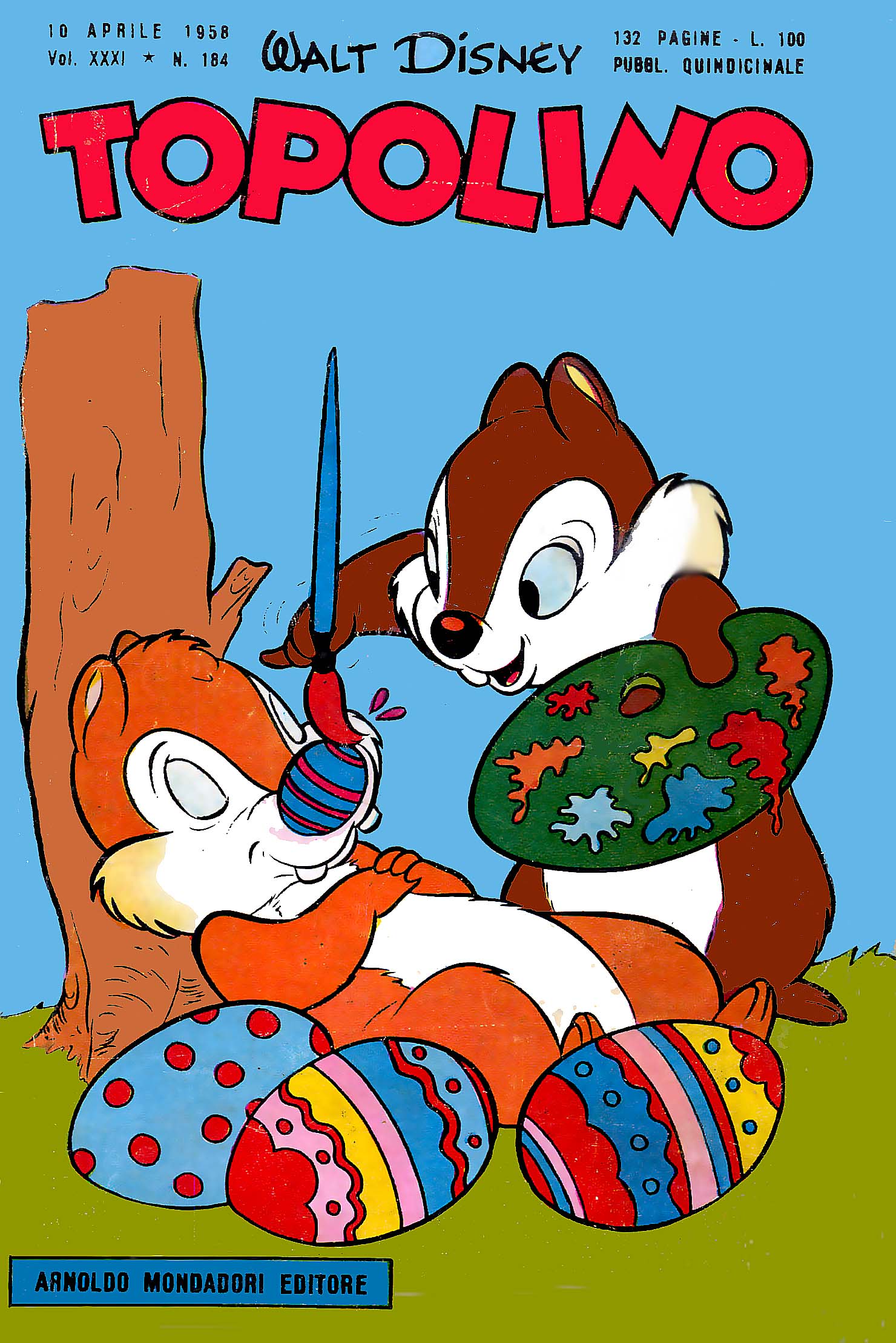 Fumetto Topolino -  1958