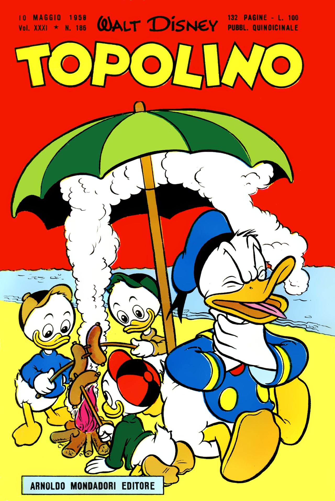 Fumetto Topolino -  1958