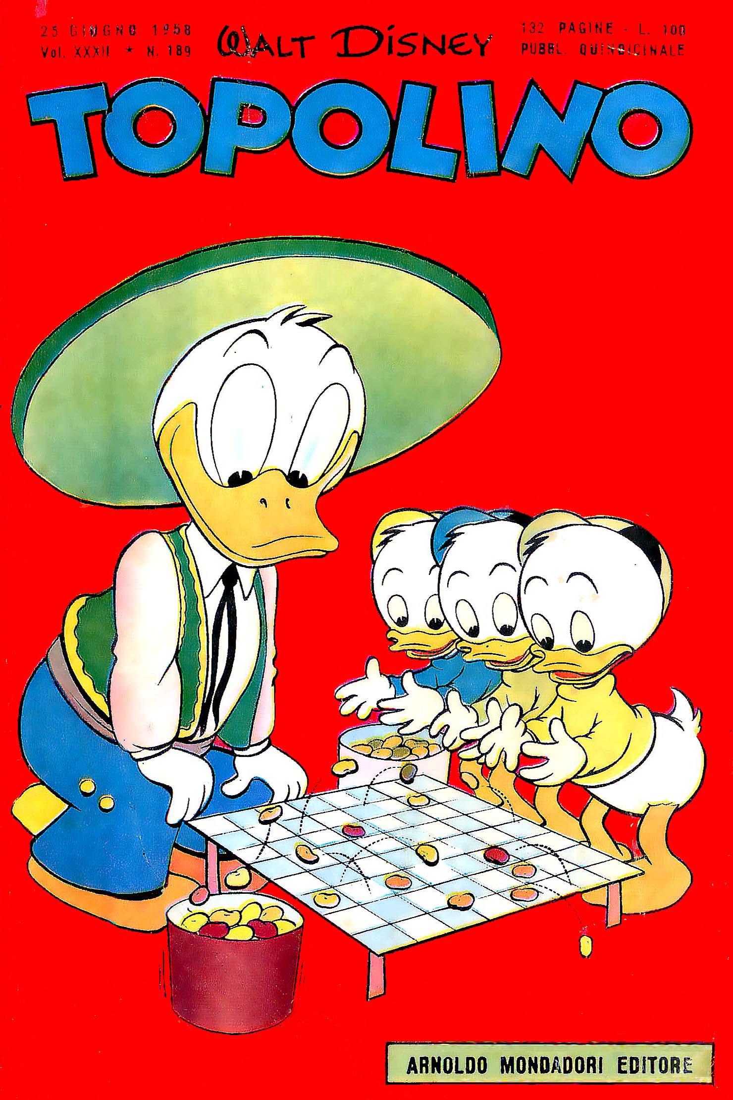 Fumetto Topolino -  1958