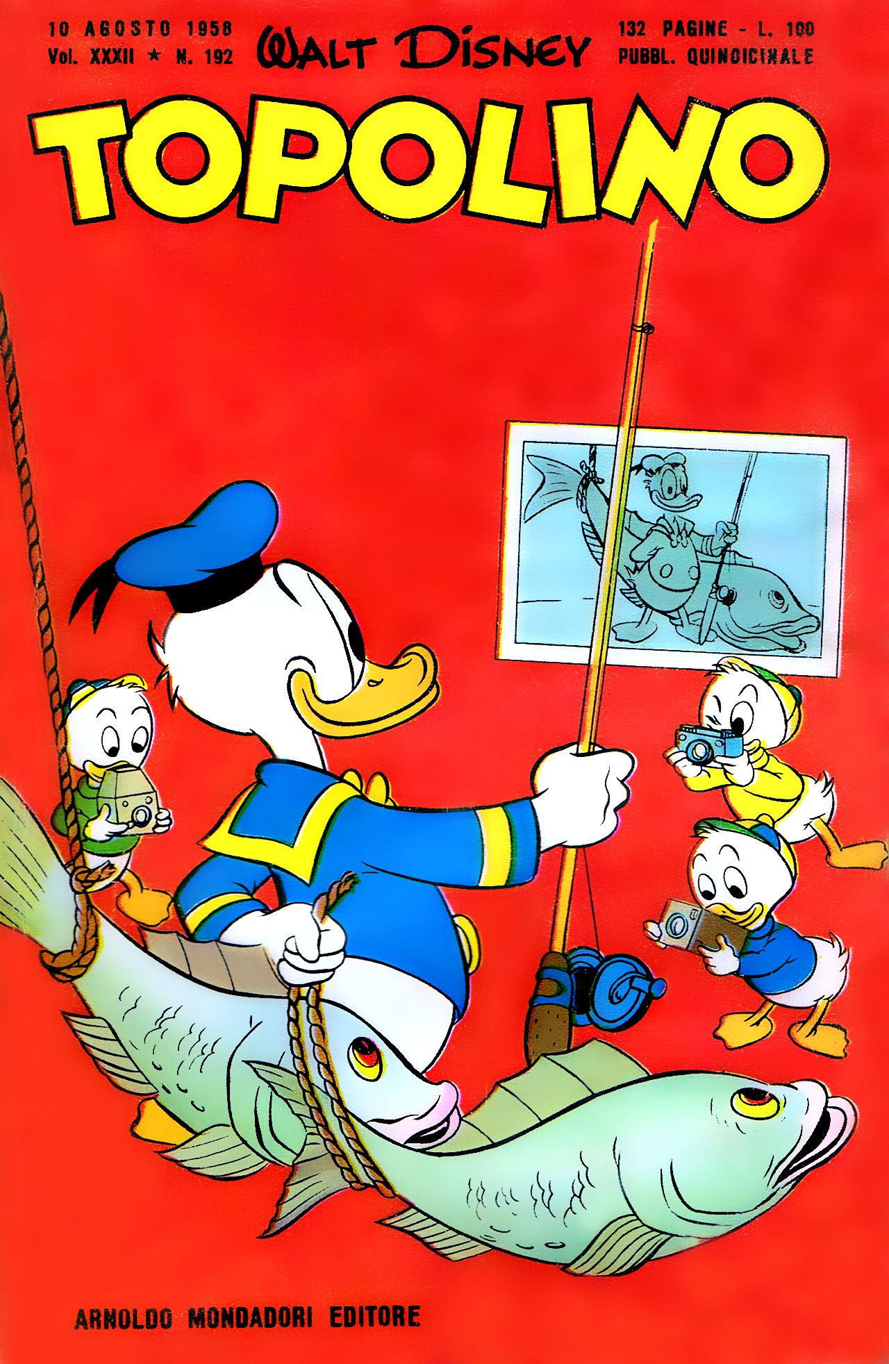 Fumetto Topolino -  1958