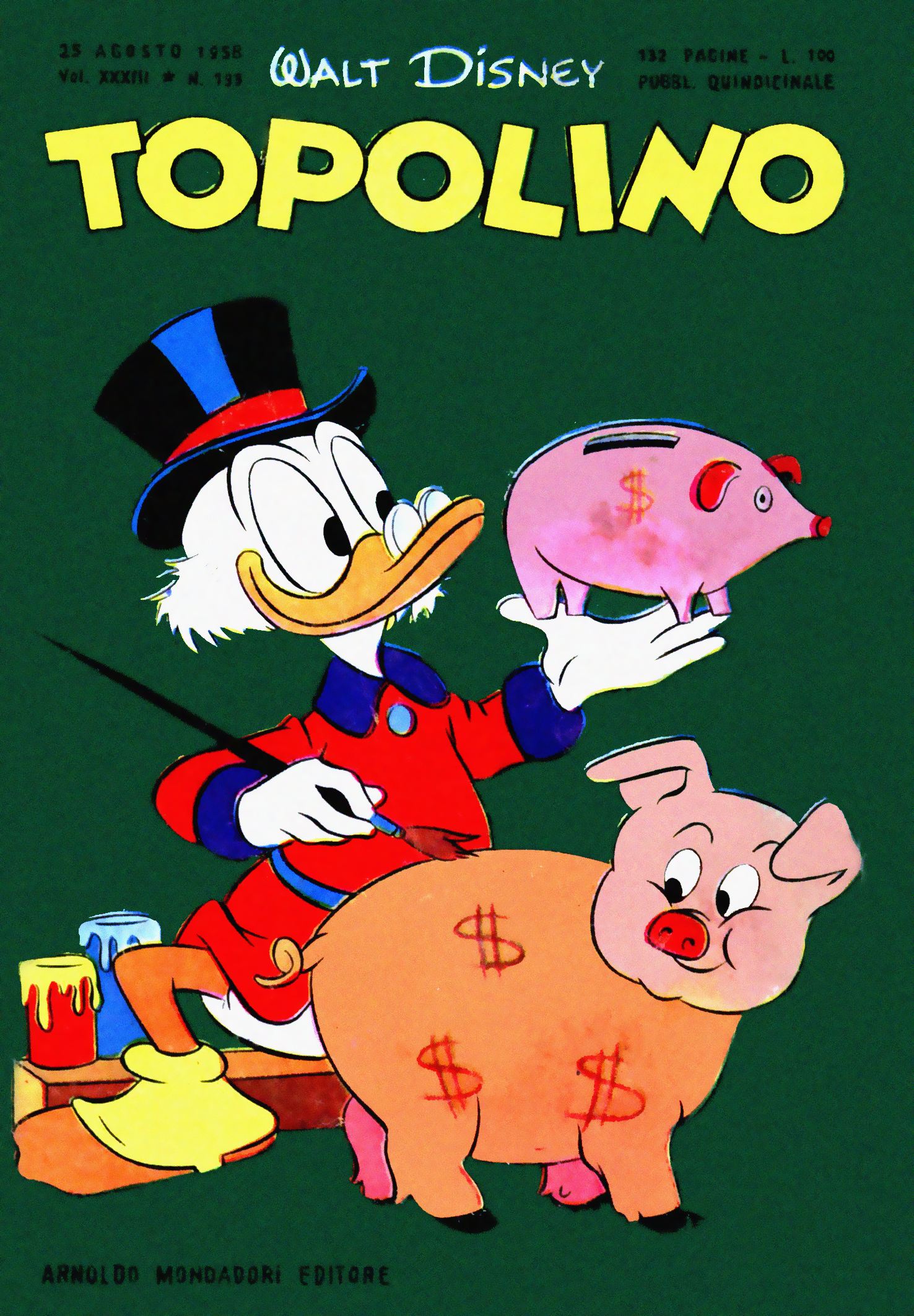 Fumetto Topolino -  1958