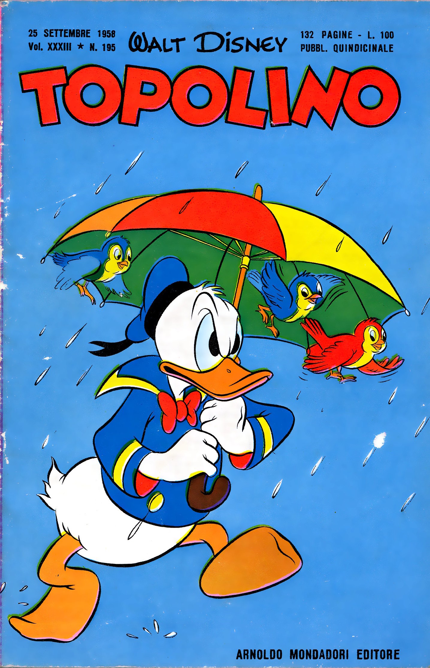 Fumetto Topolino -  1958
