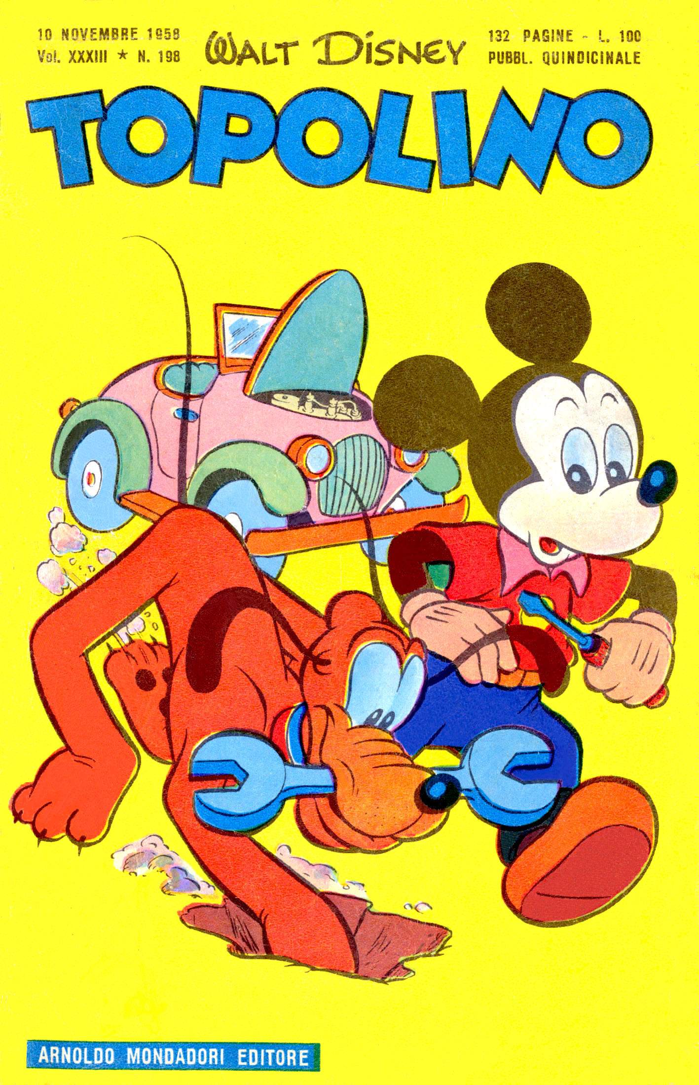 Fumetto Topolino -  1958