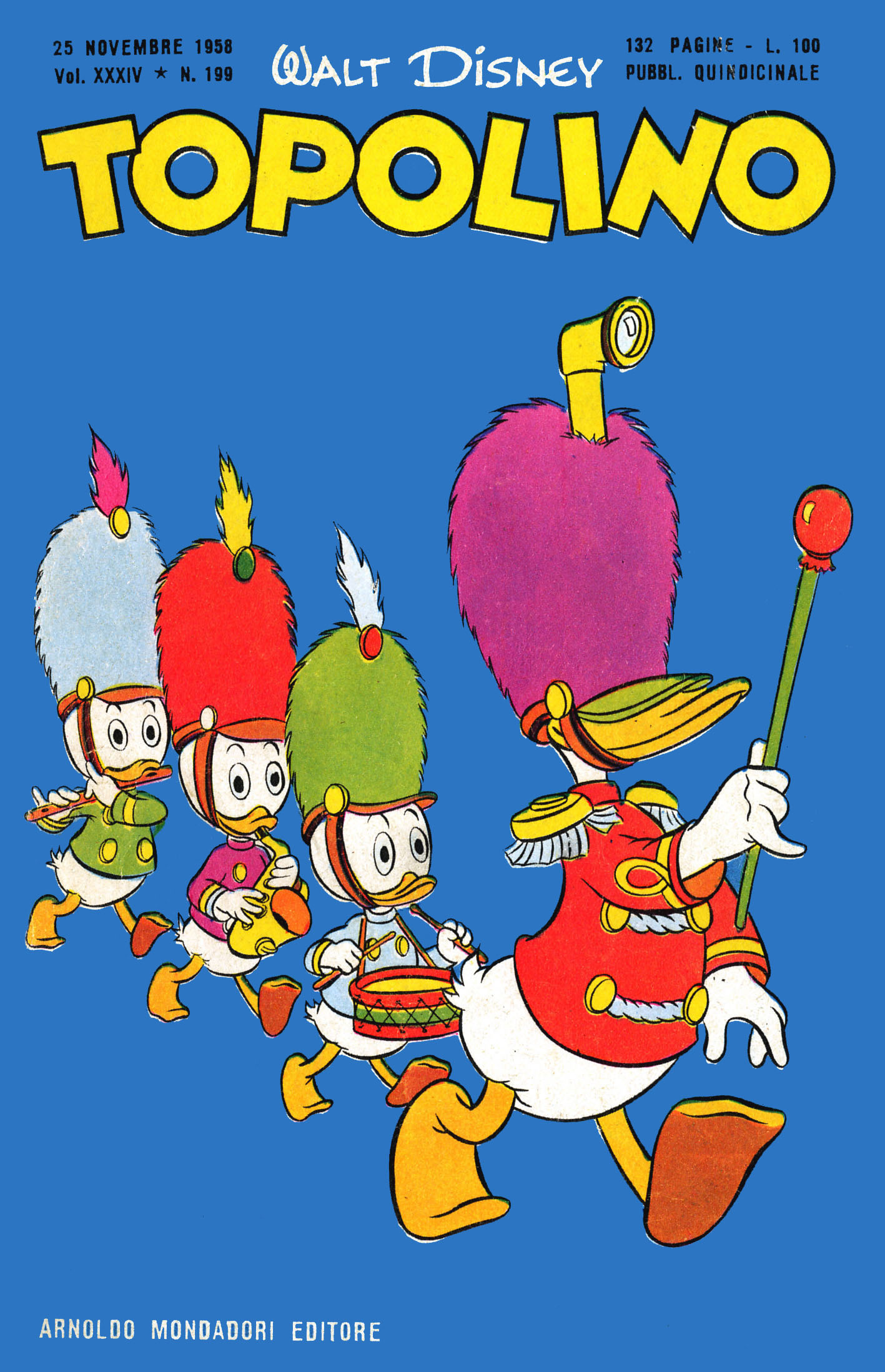 Fumetto Topolino -  1958