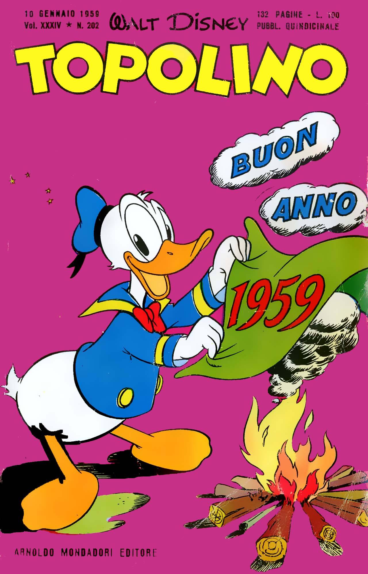 Fumetto Topolino -  1959