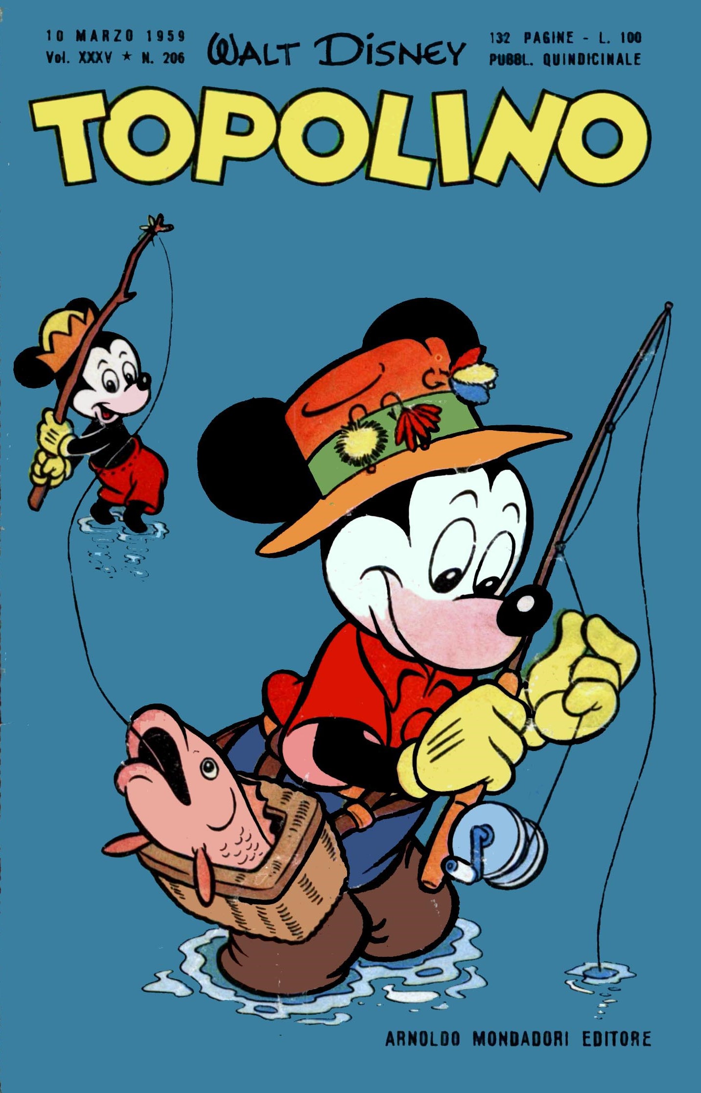 Fumetto Topolino -  1959