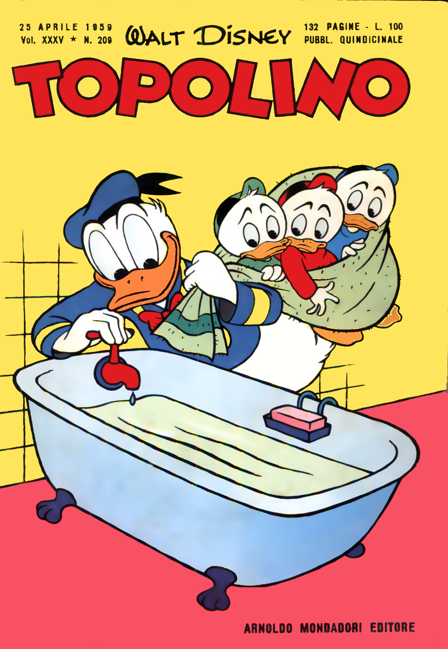 Fumetto Topolino -  1959
