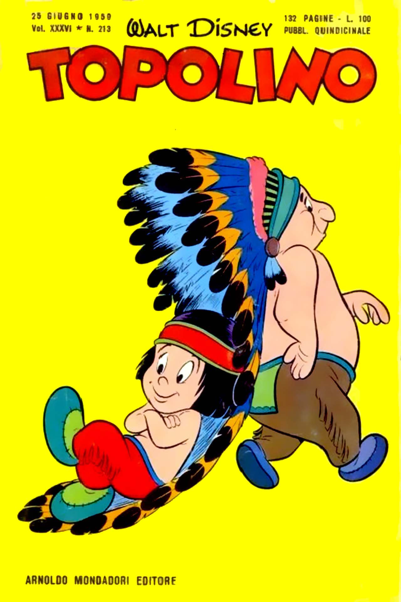 Fumetto Topolino -  1959