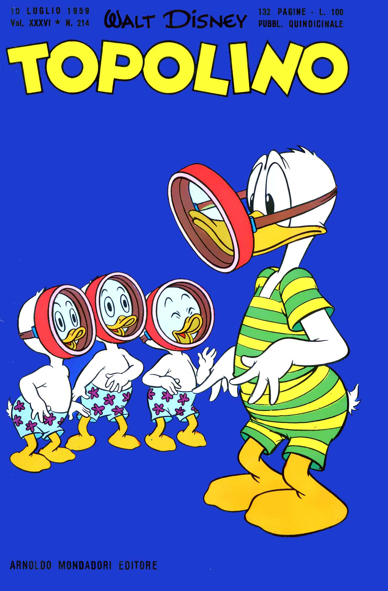 Fumetto Topolino -  1959