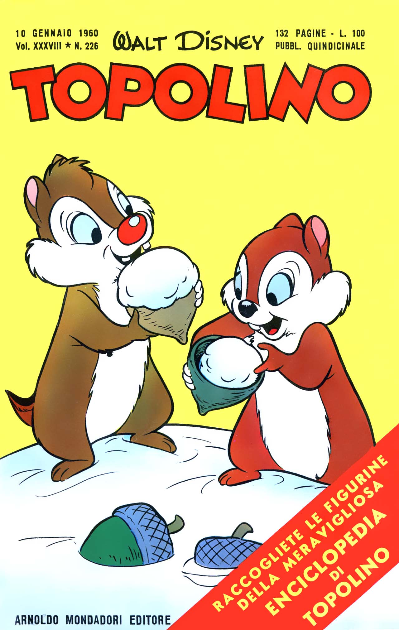 Fumetto Topolino -  1960