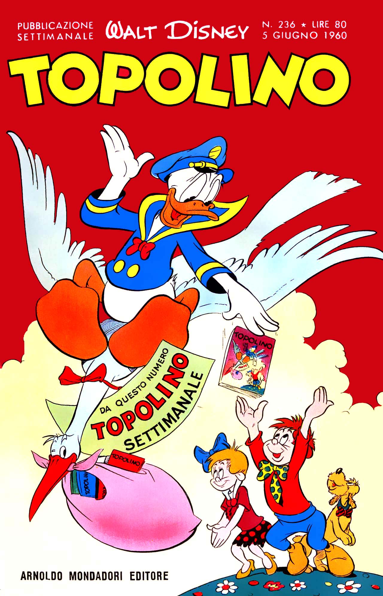 Fumetto Topolino -  1960