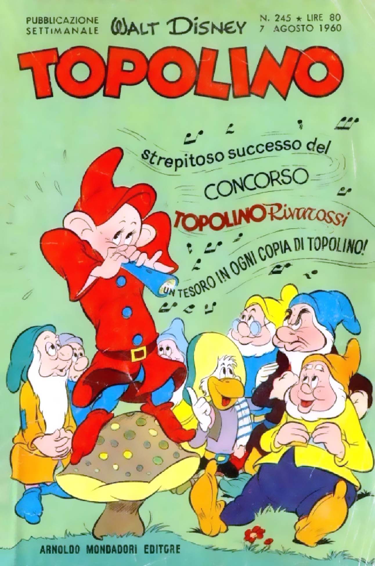 Fumetto Topolino -  1960